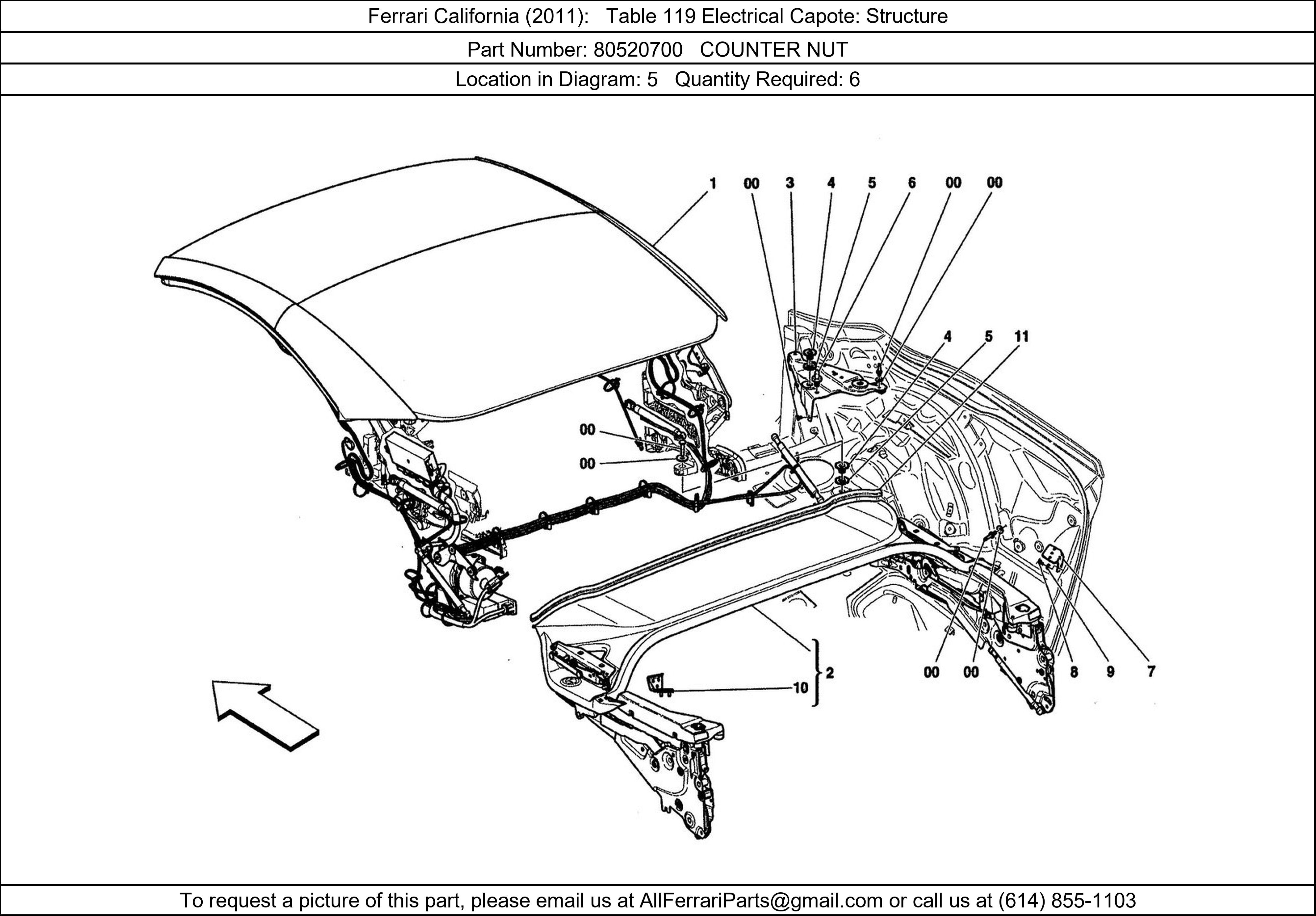 Ferrari Part 80520700