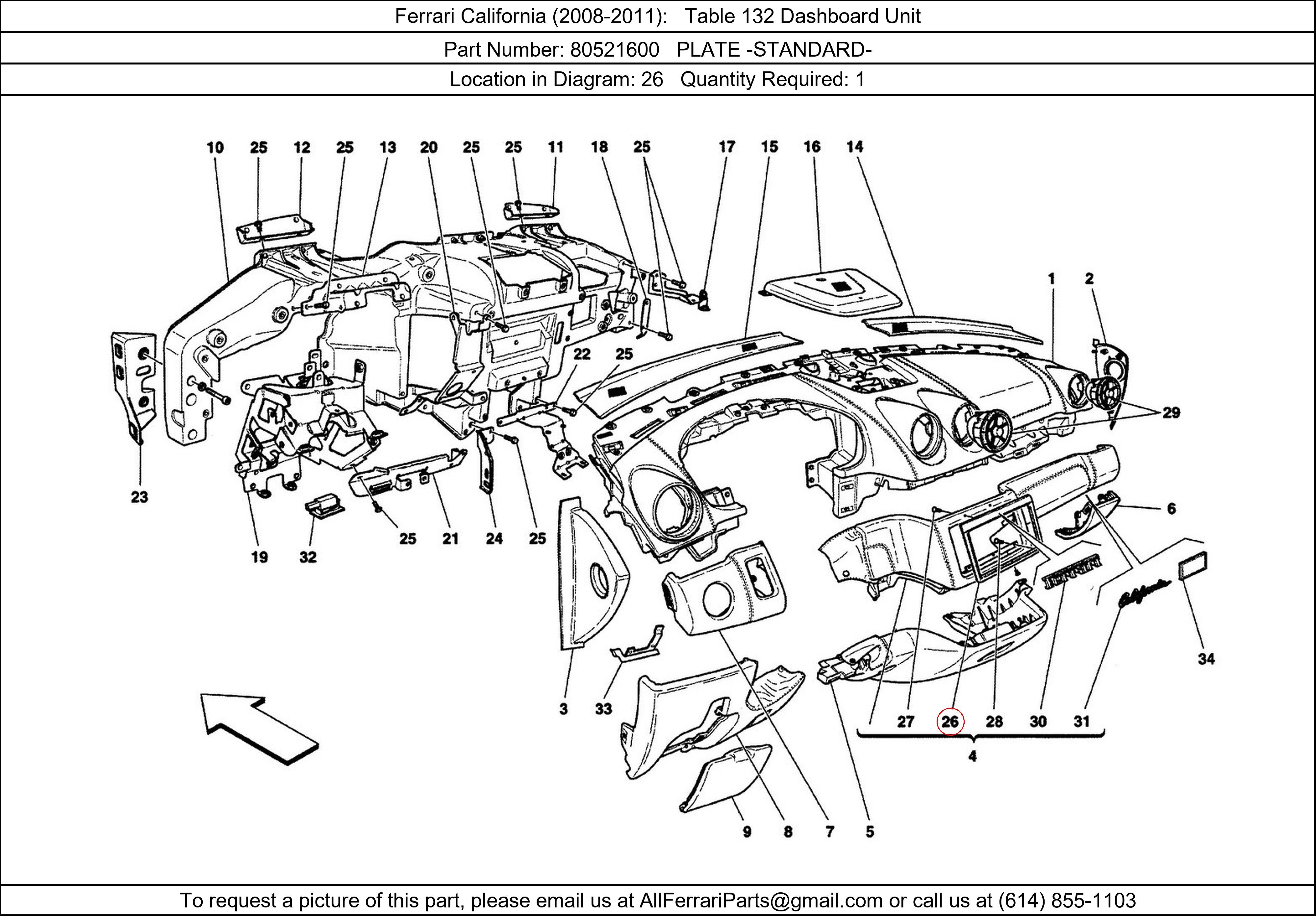 Ferrari Part 80521600