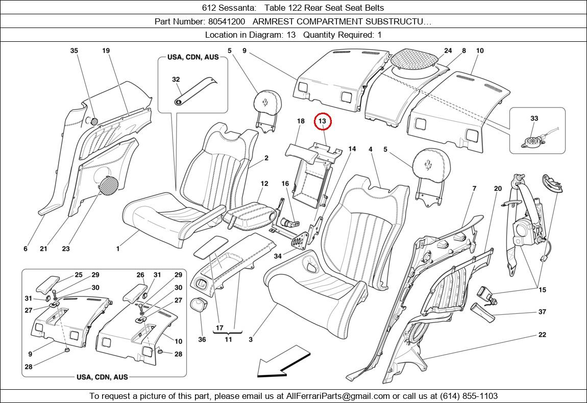 Ferrari Part 80541200