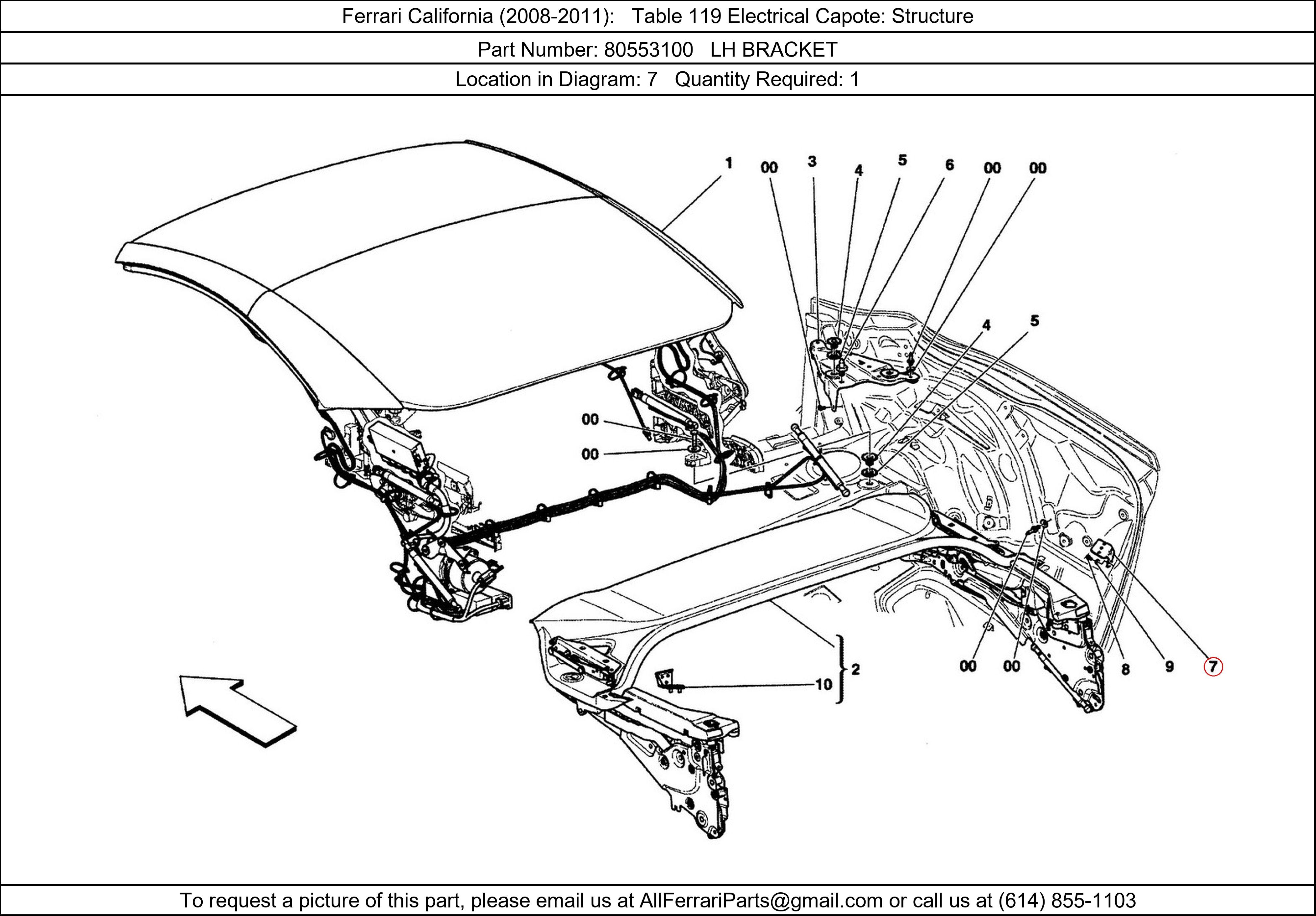 Ferrari Part 80553100