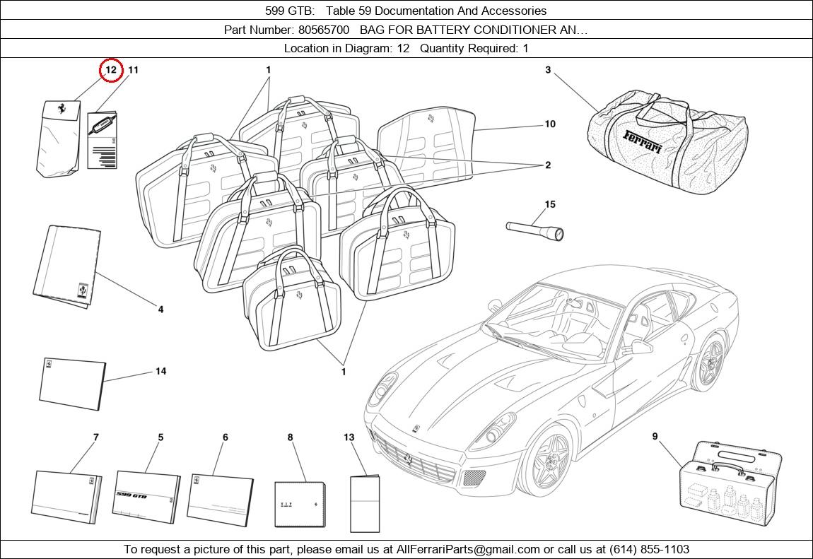 Ferrari Part 80565700