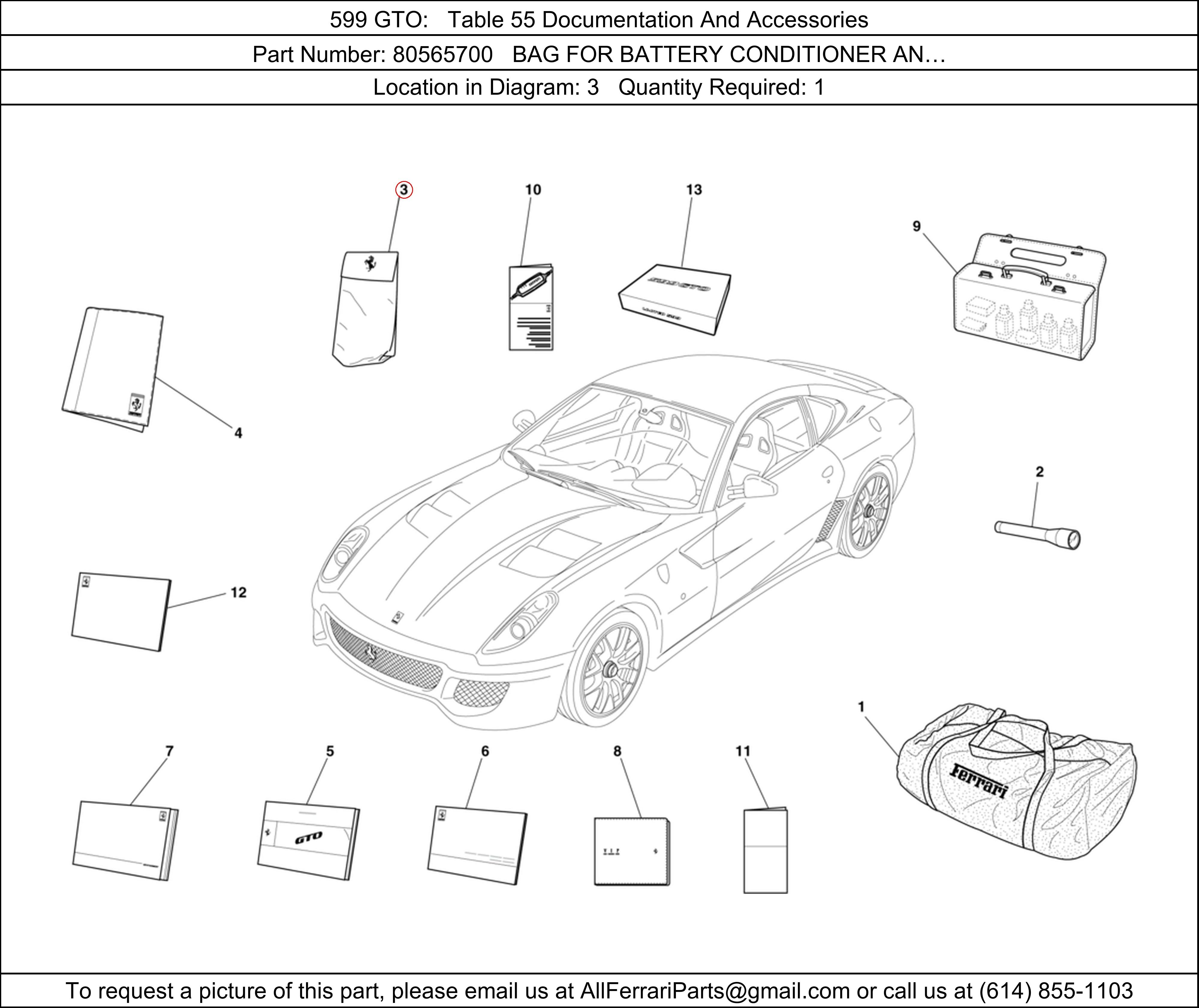 Ferrari Part 80565700