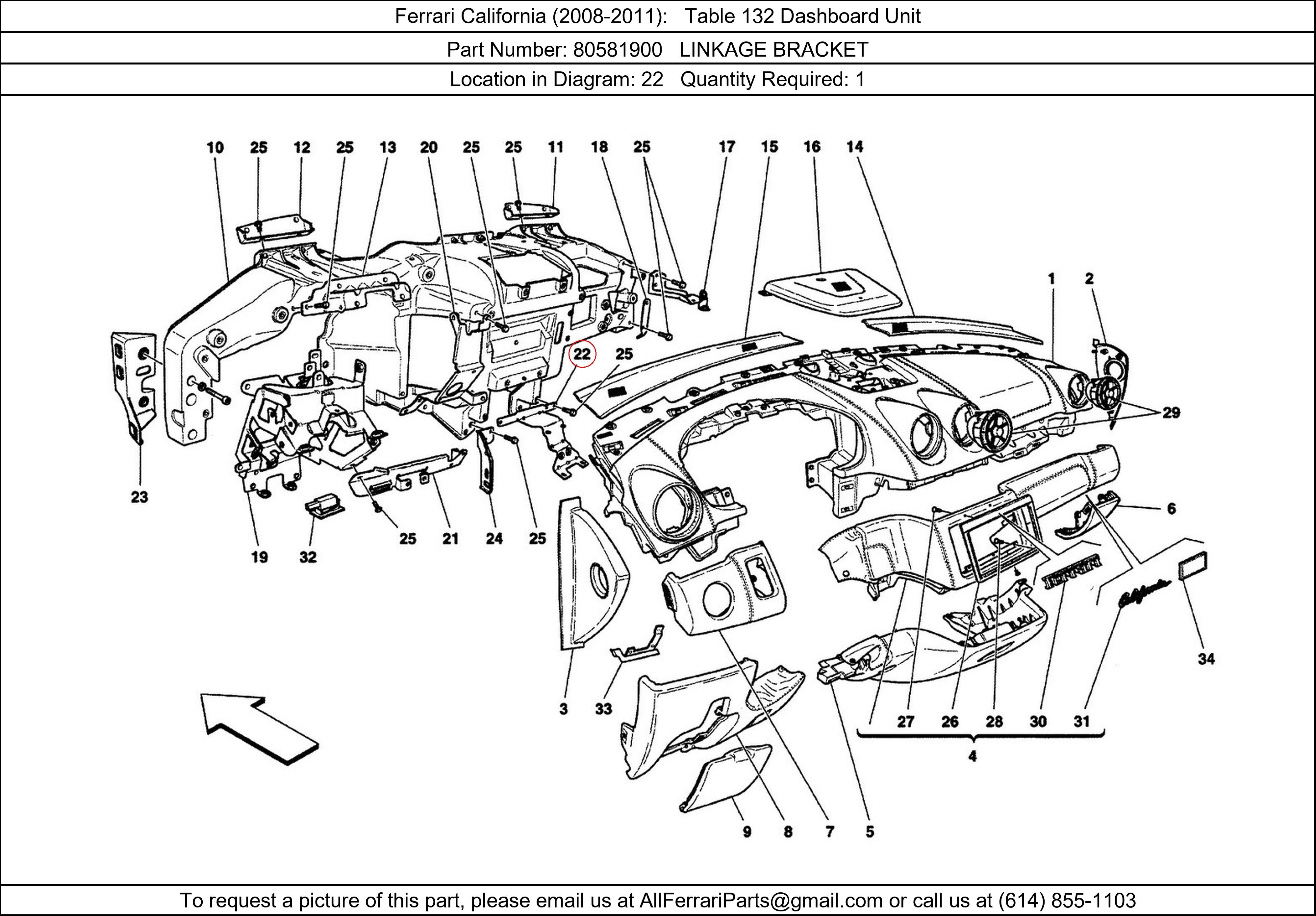 Ferrari Part 80581900