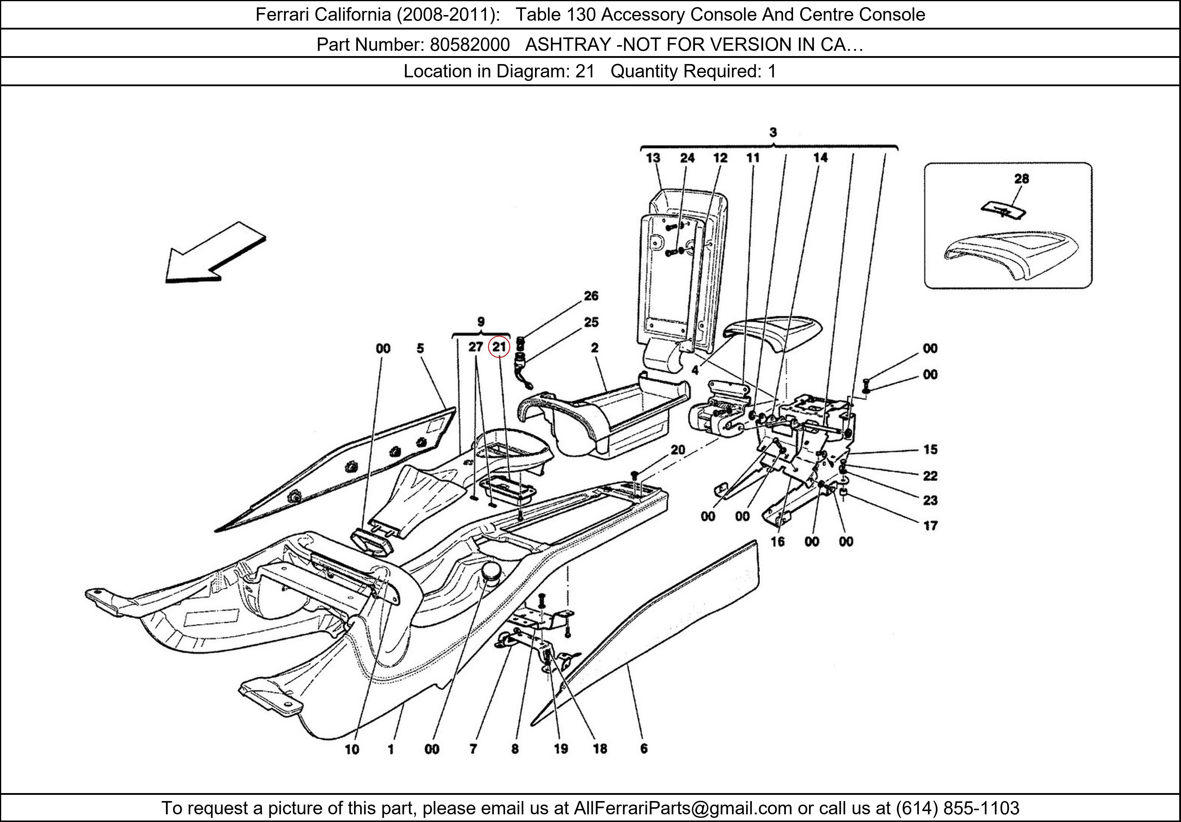 Ferrari Part 80582000