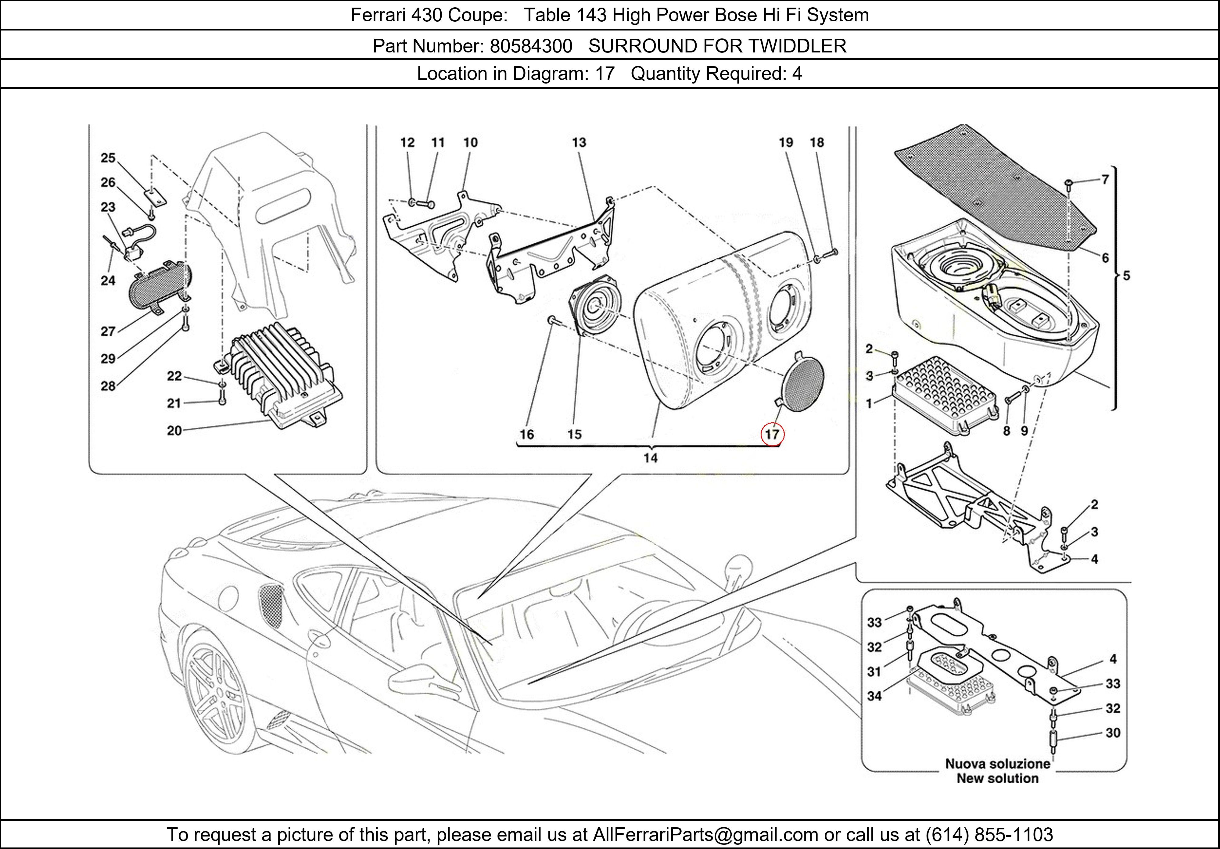 Ferrari Part 80584300