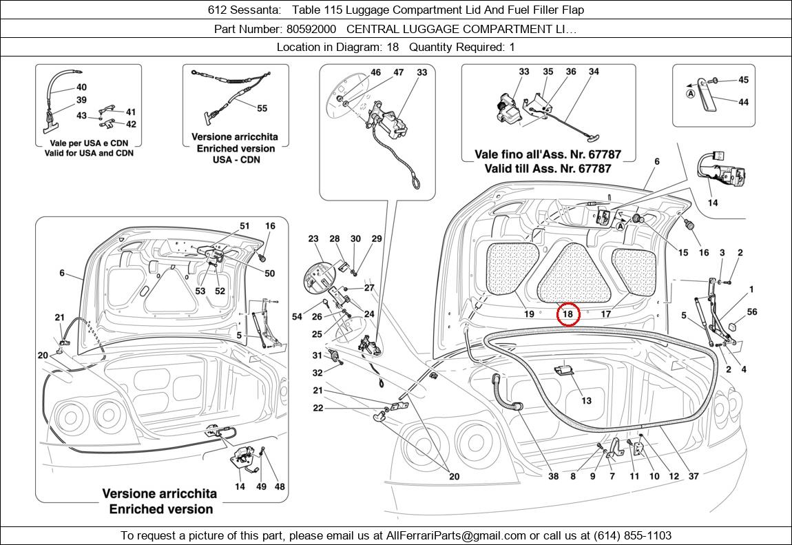 Ferrari Part 80592000