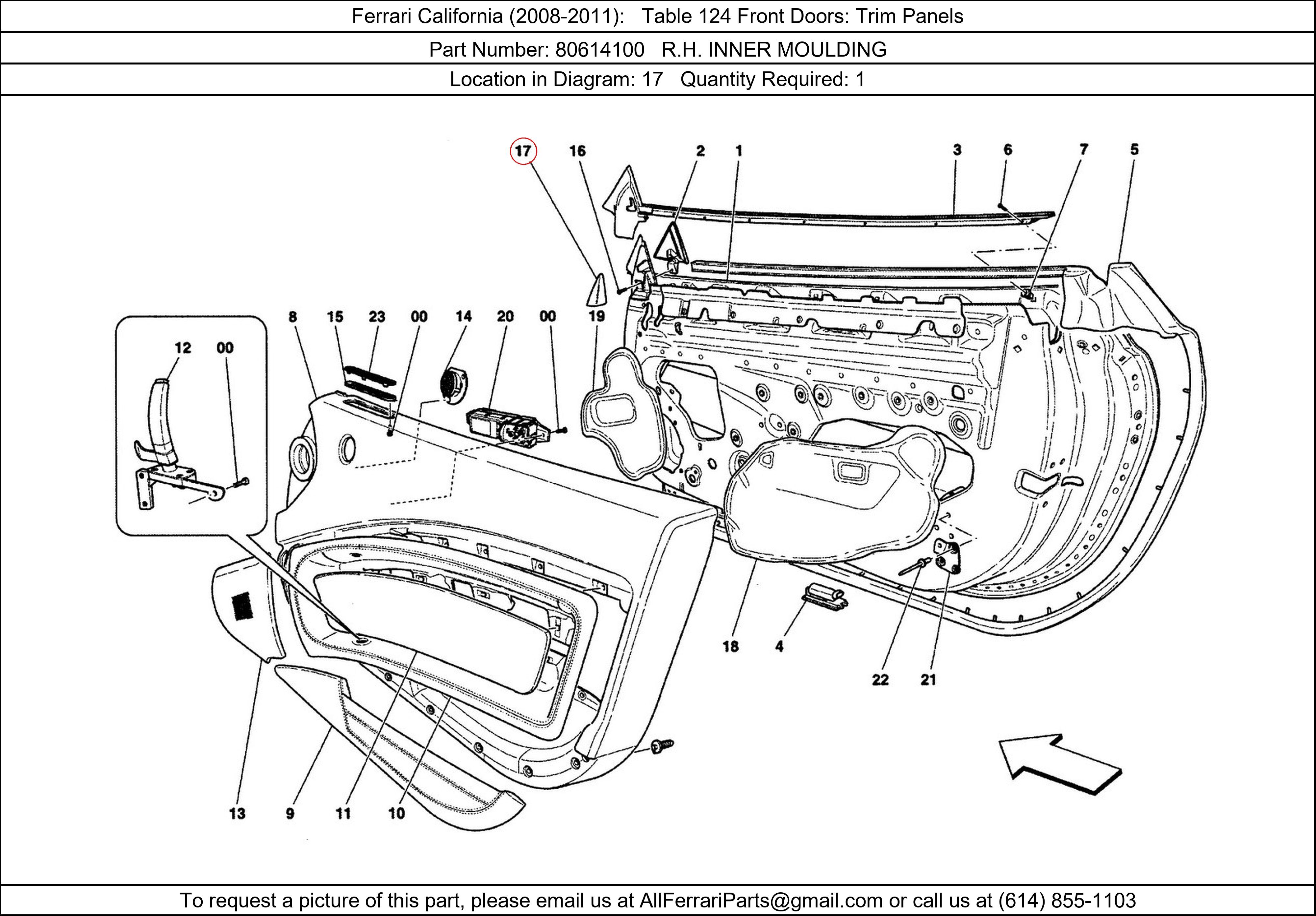 Ferrari Part 80614100