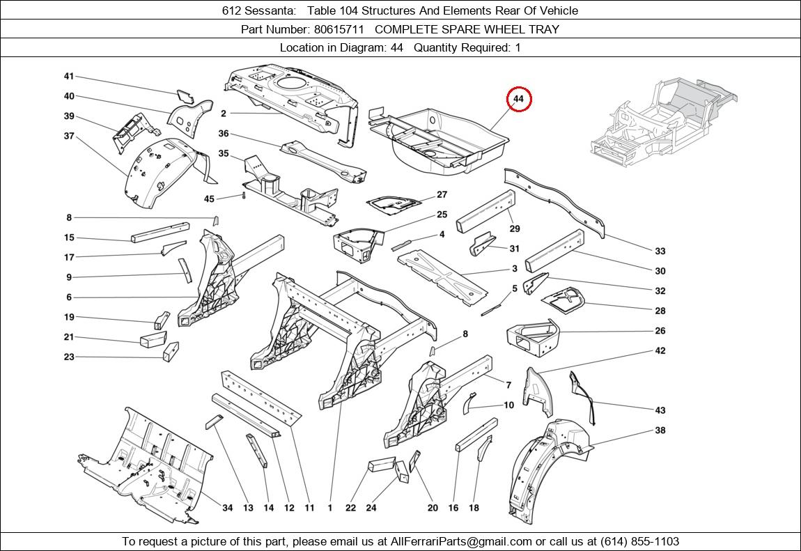 Ferrari Part 80615711