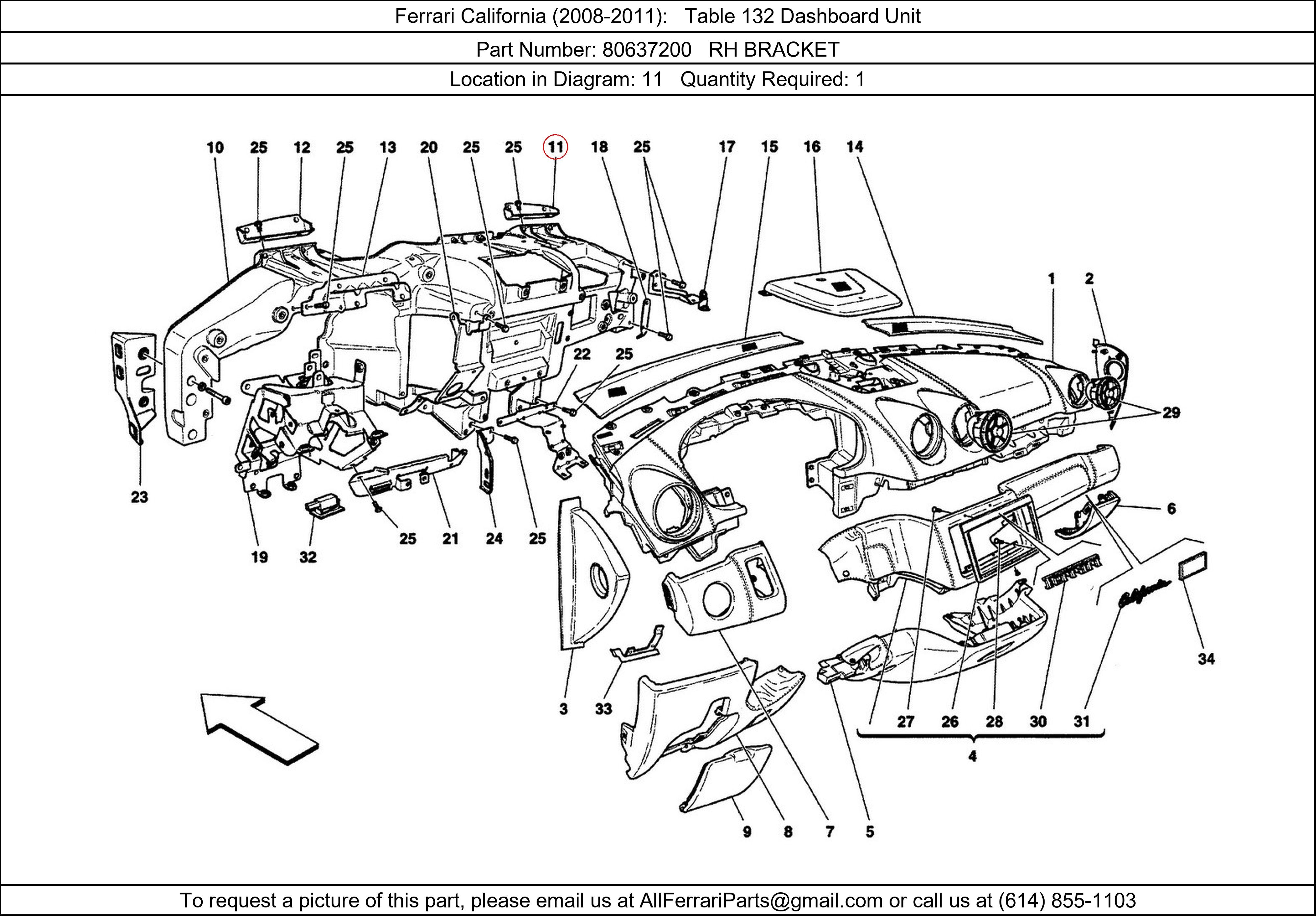 Ferrari Part 80637200