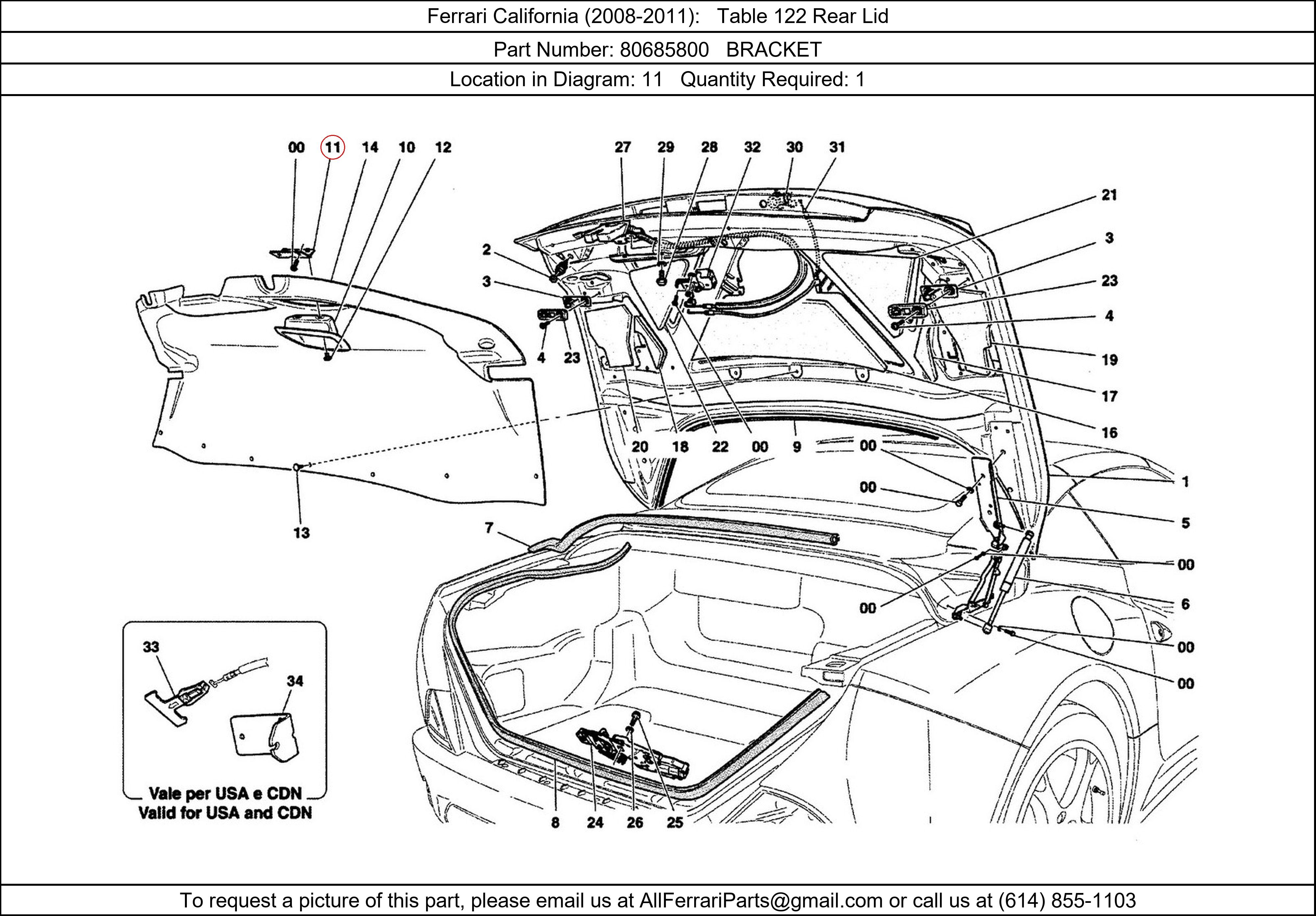 Ferrari Part 80685800