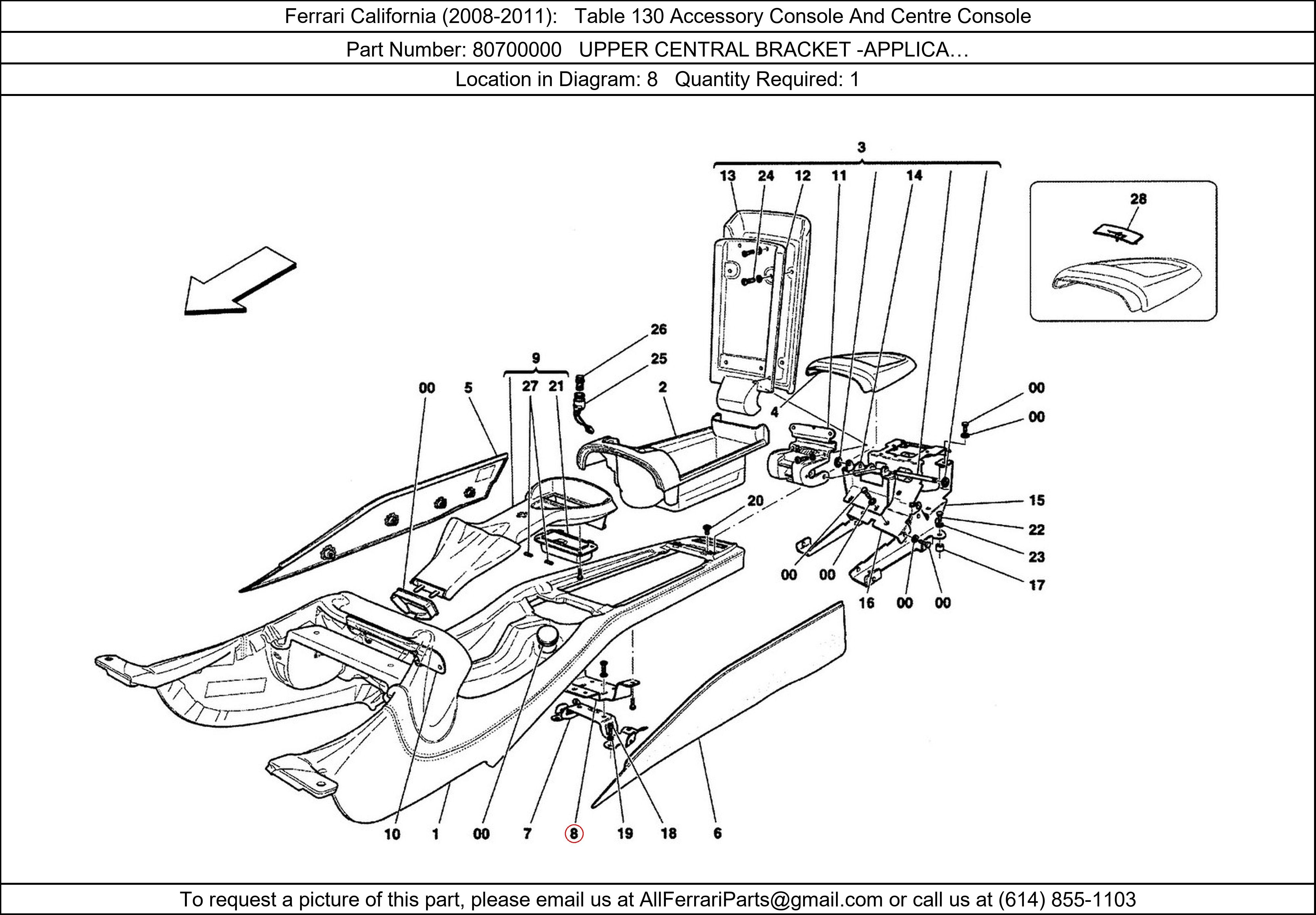 Ferrari Part 80700000