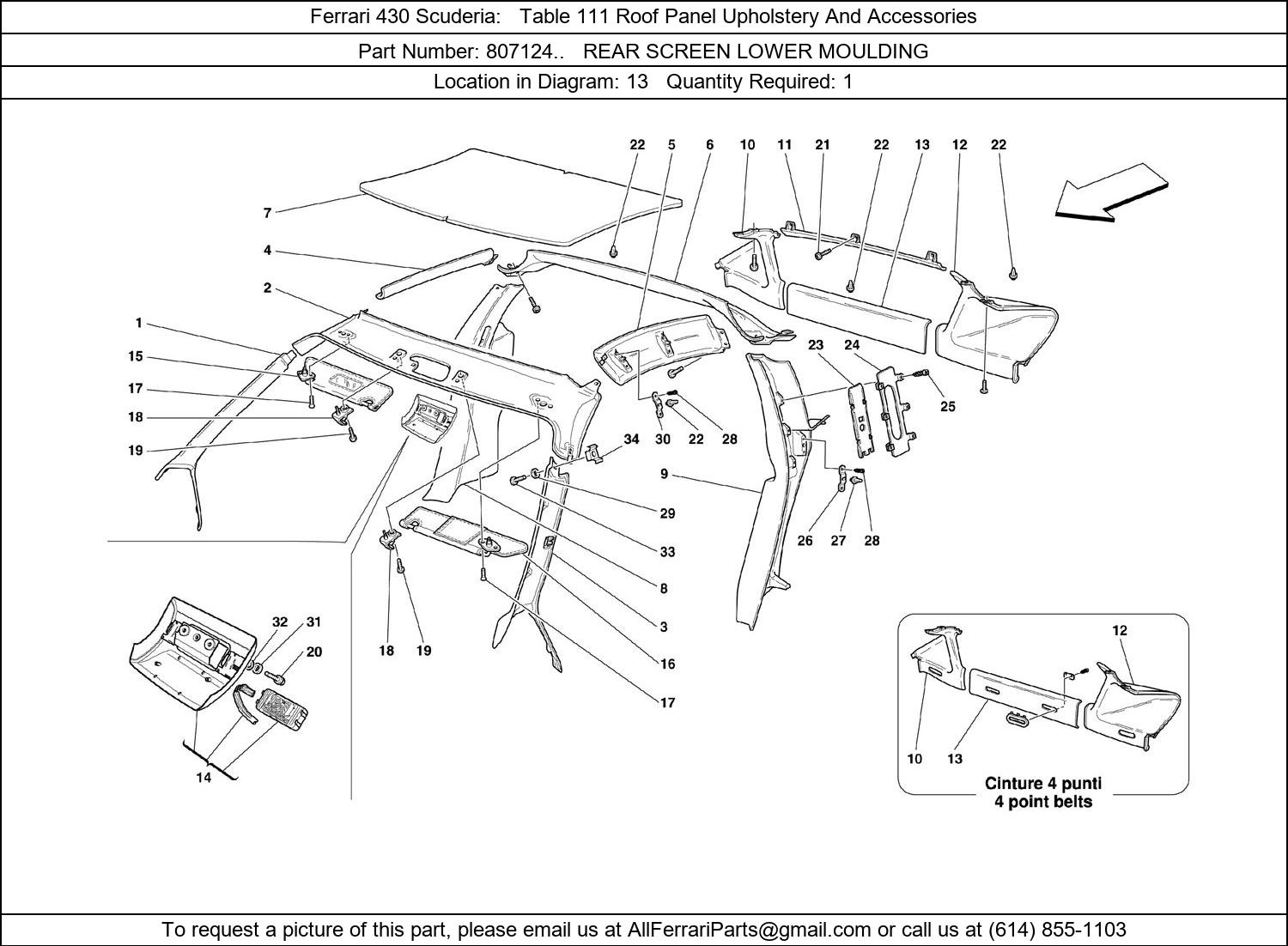Ferrari Part 807124..
