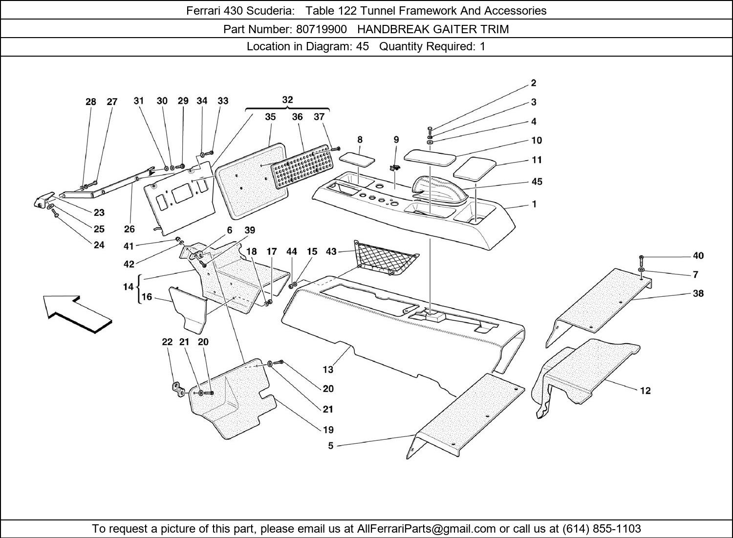 Ferrari Part 80719900