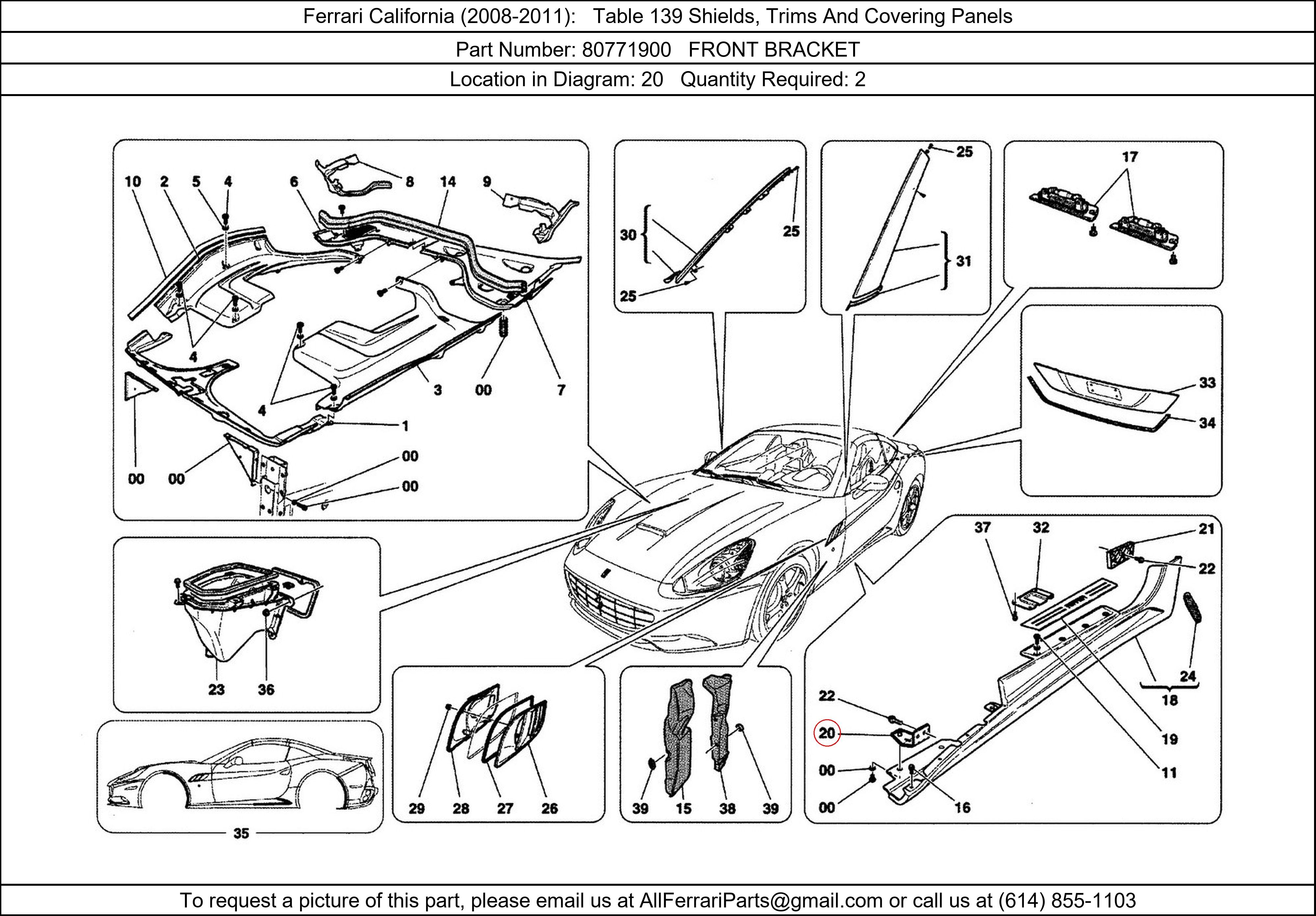 Ferrari Part 80771900