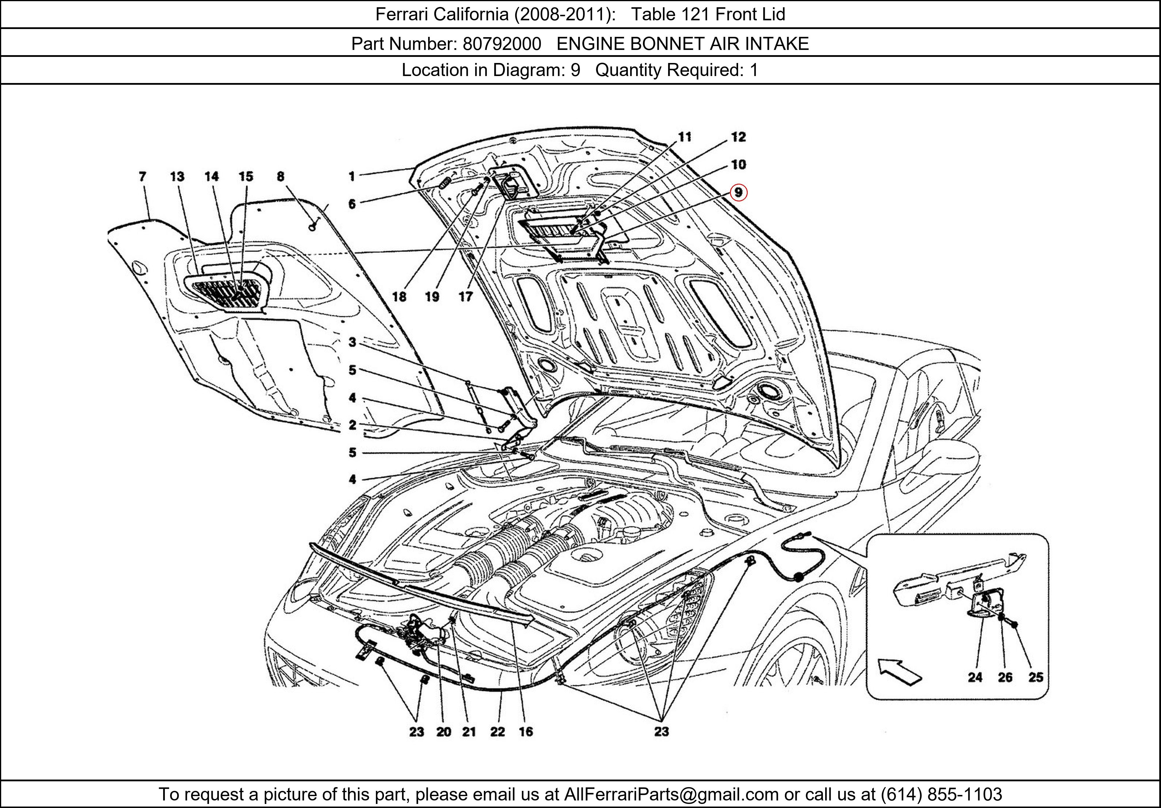 Ferrari Part 80792000