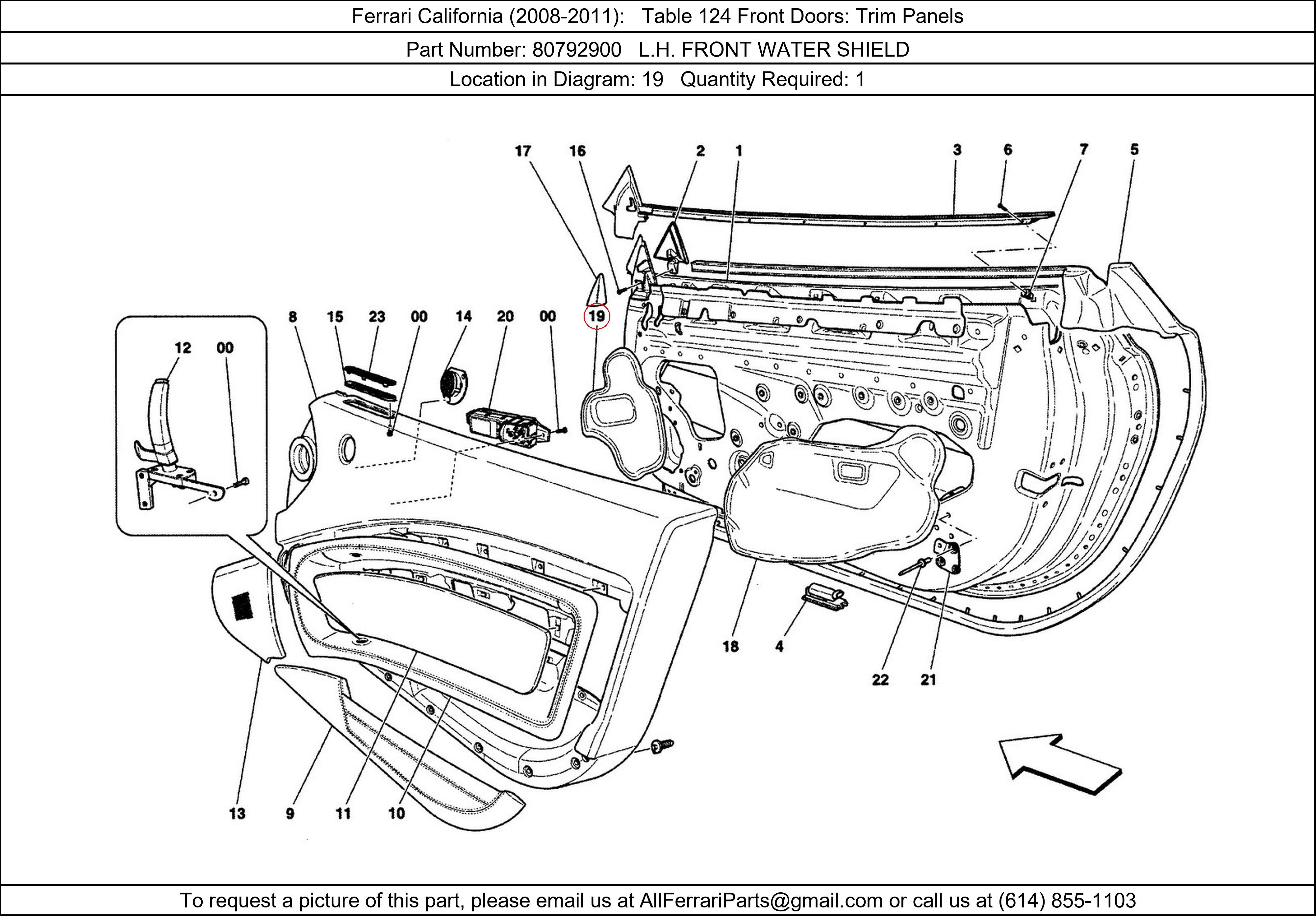 Ferrari Part 80792900