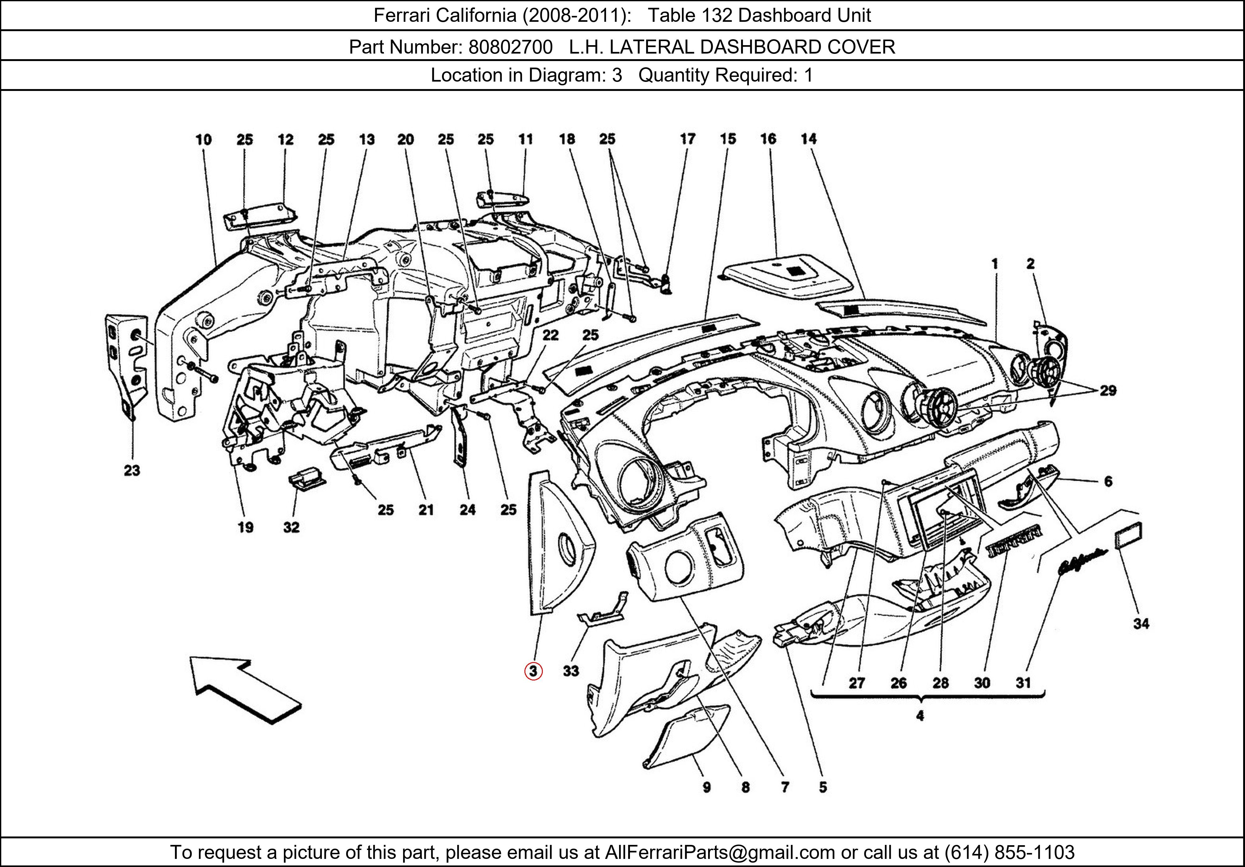 Ferrari Part 80802700