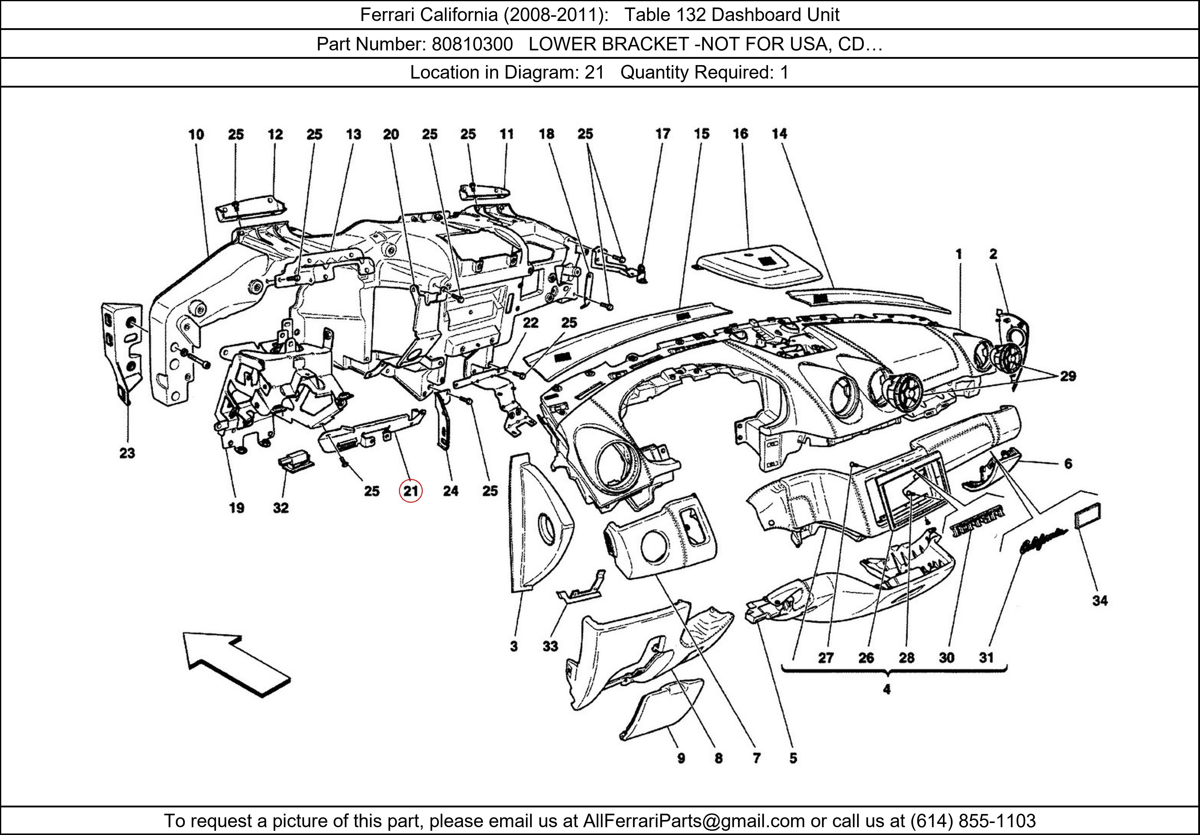 Ferrari Part 80810300