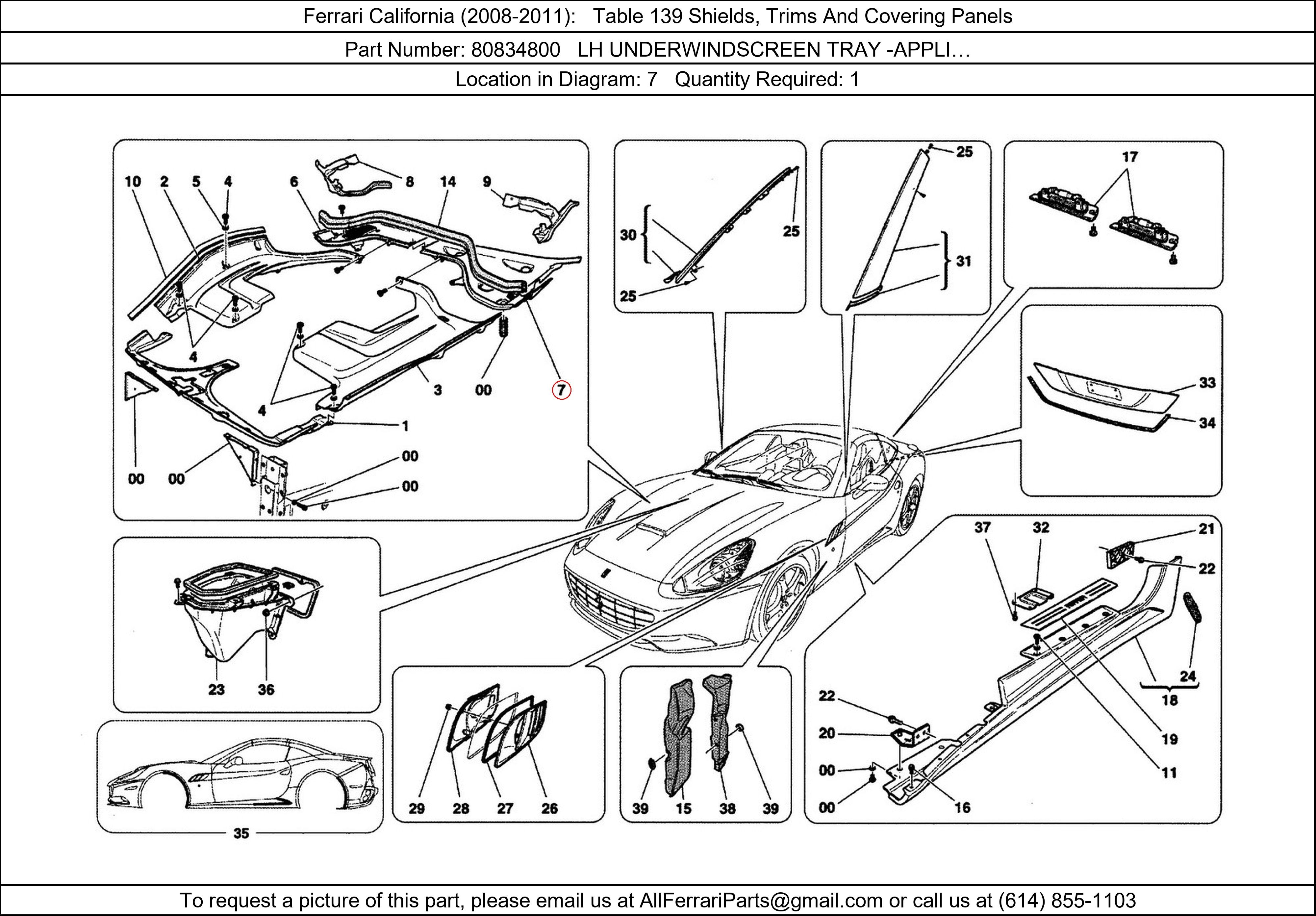 Ferrari Part 80834800