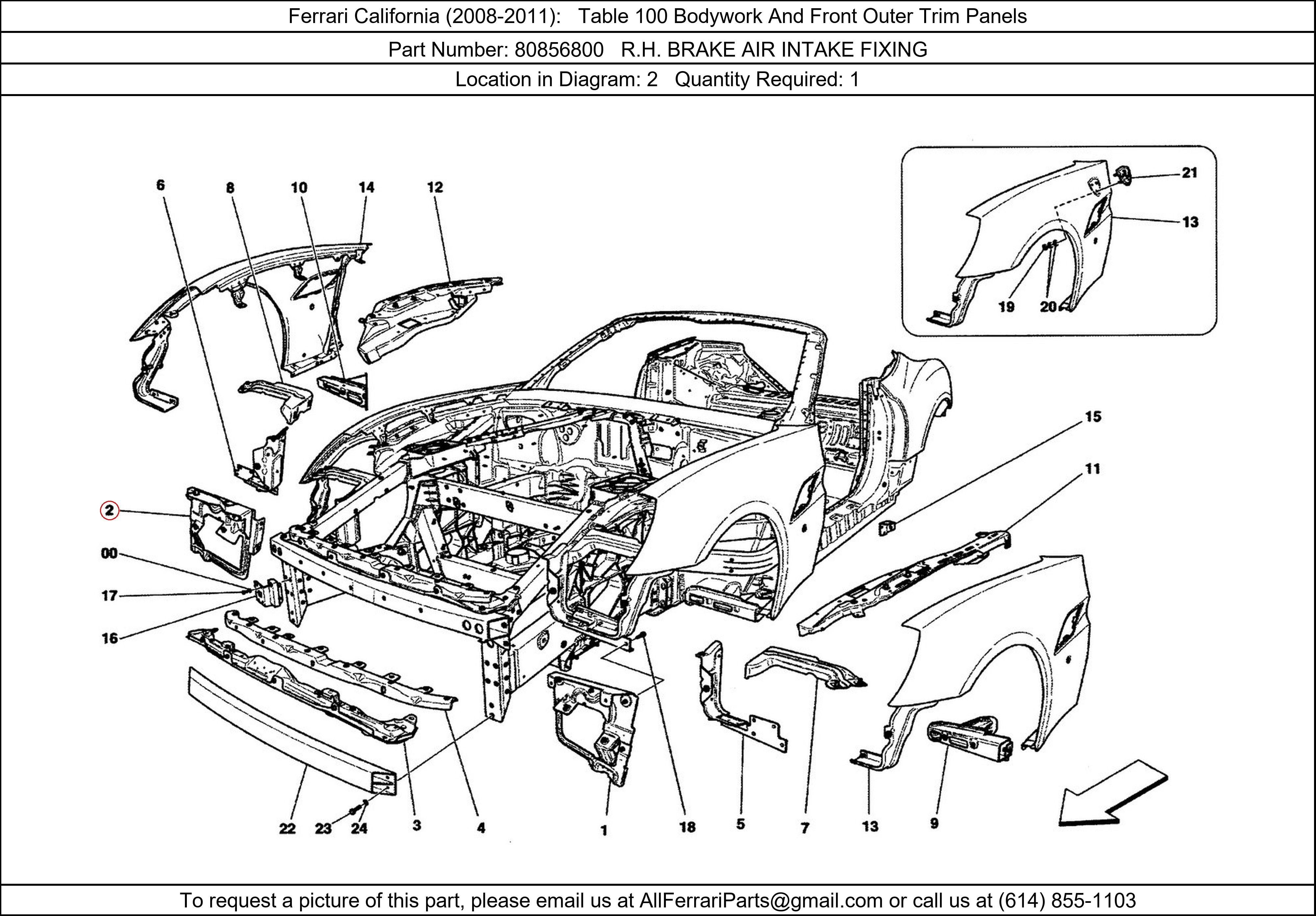 Ferrari Part 80856800