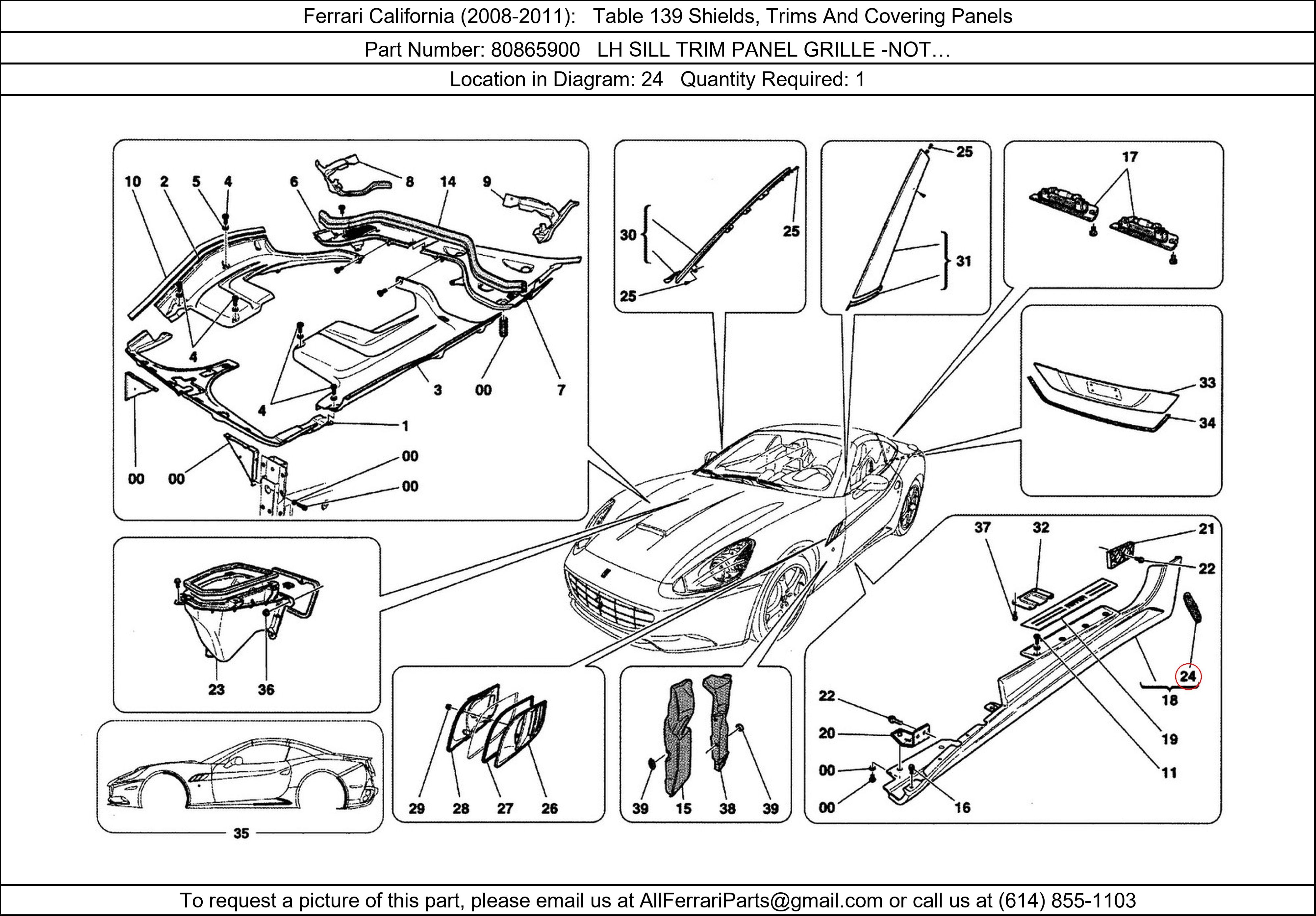 Ferrari Part 80865900