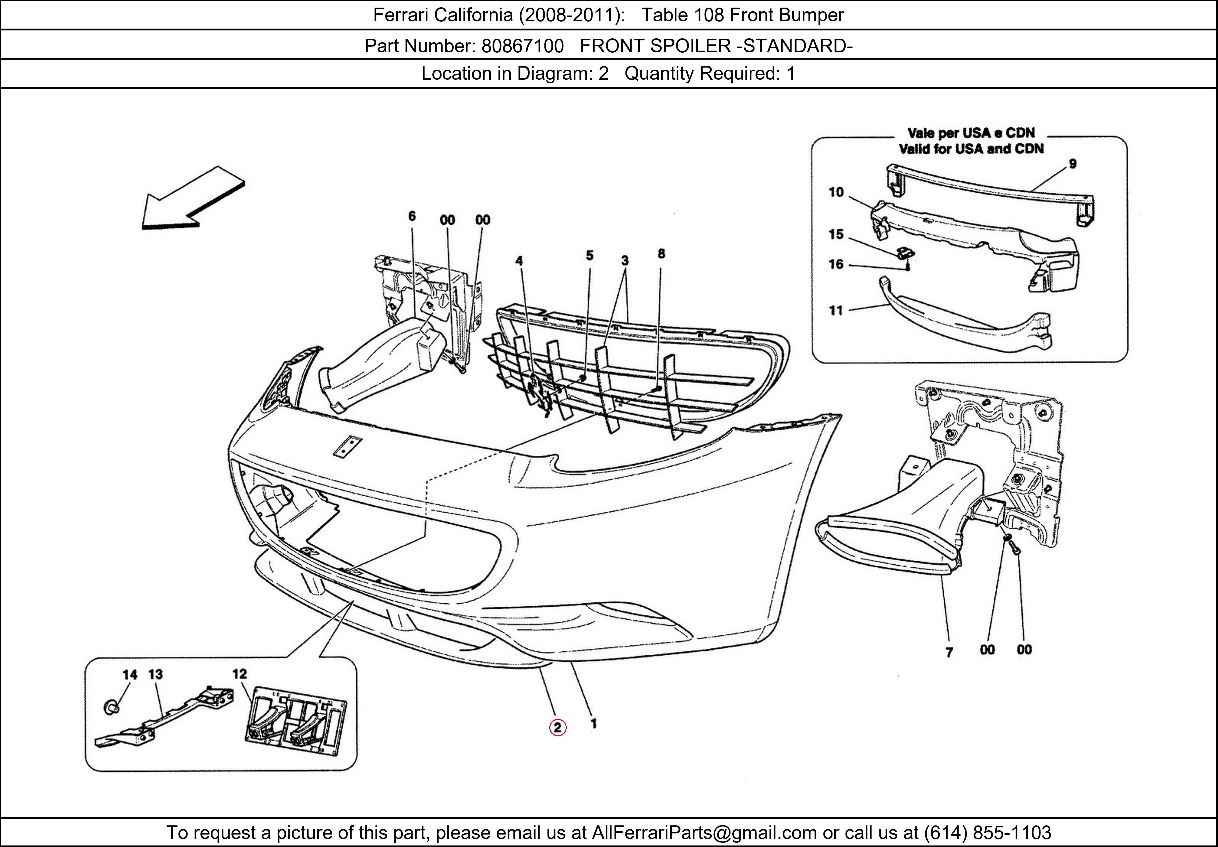 Ferrari Part 80867100