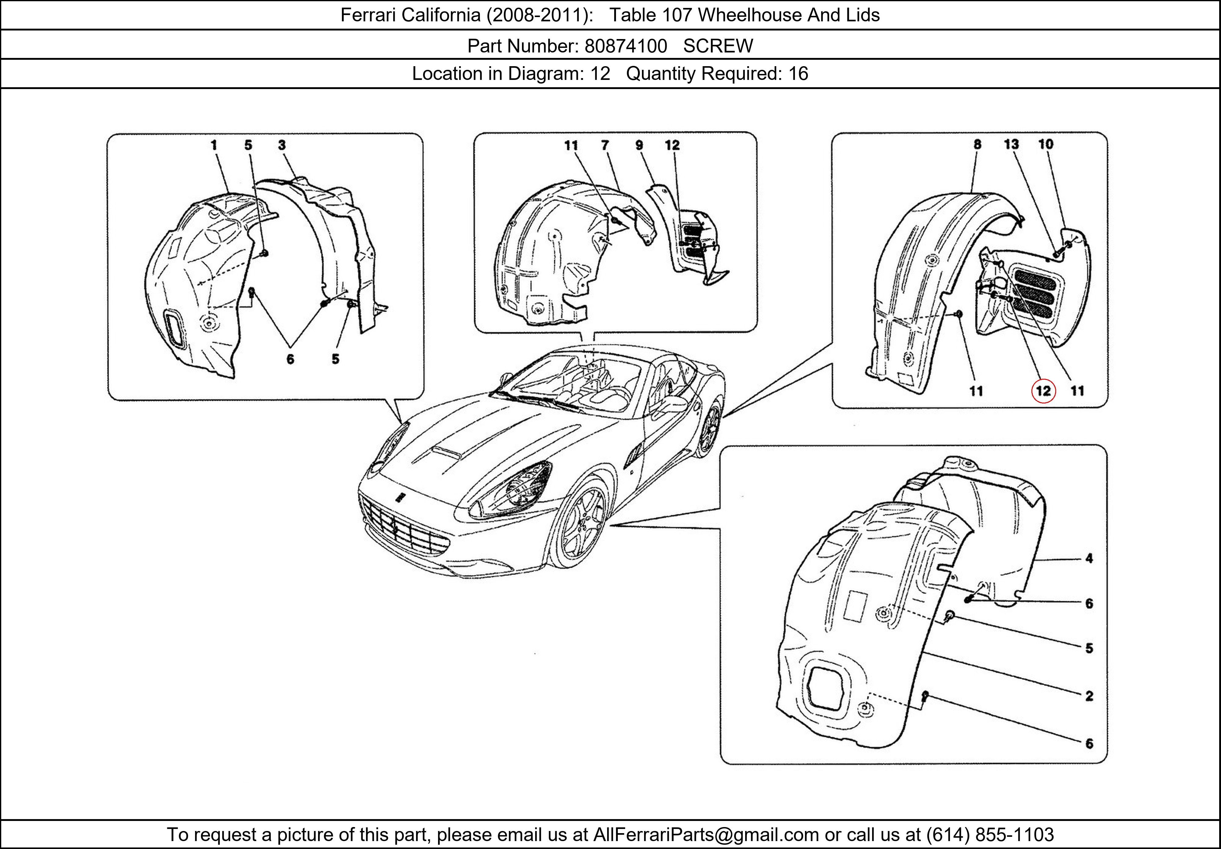 Ferrari Part 80874100