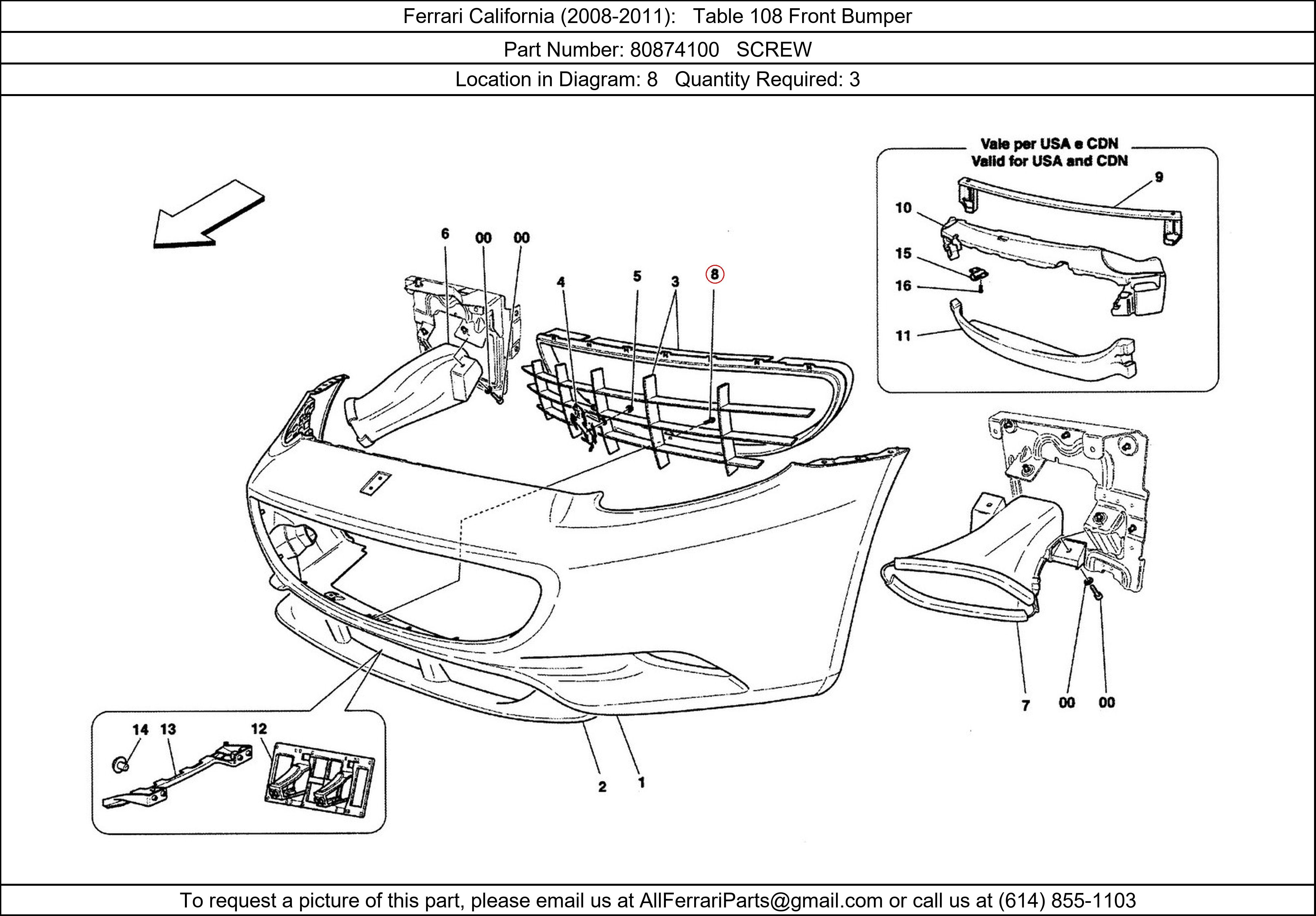 Ferrari Part 80874100