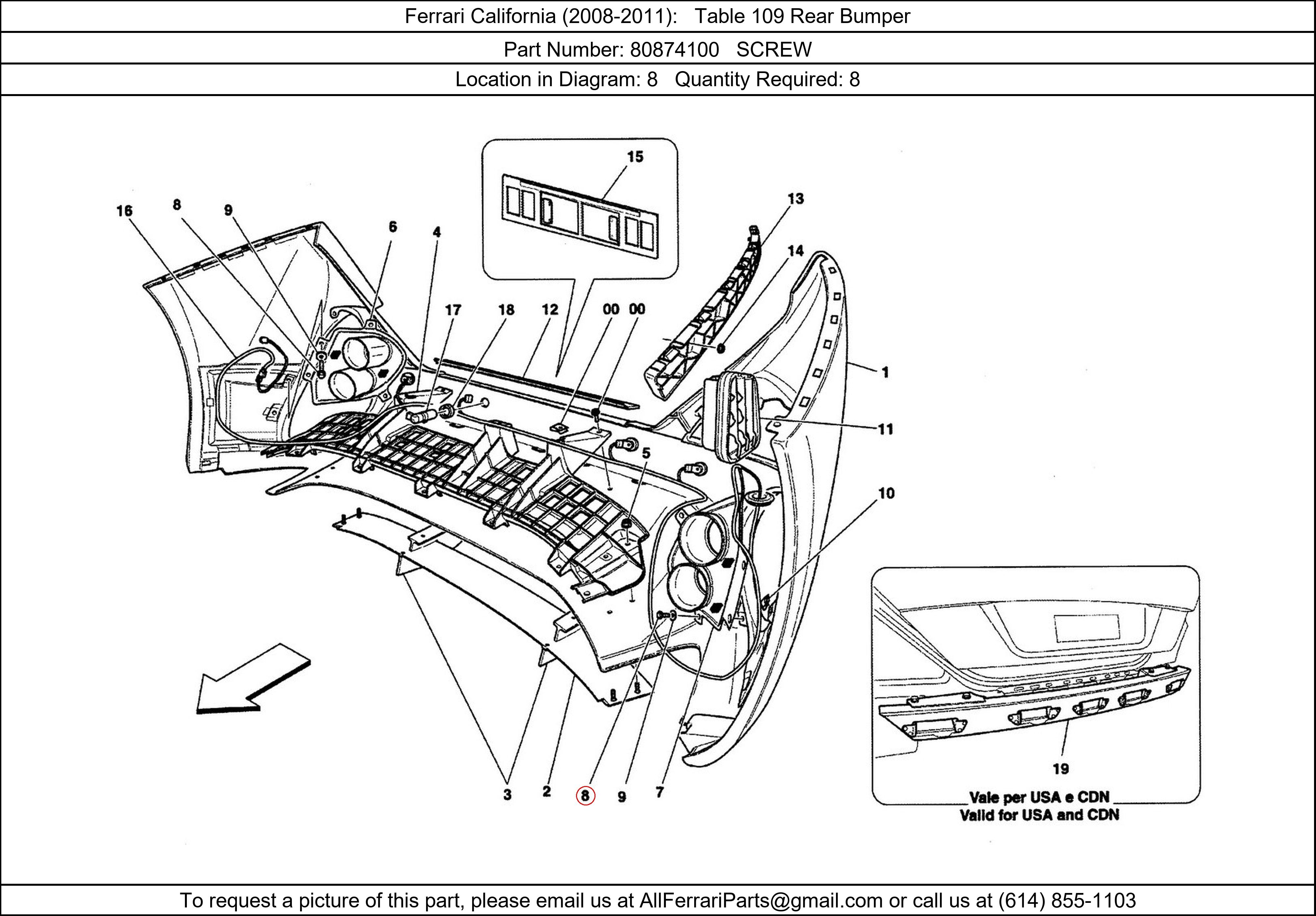 Ferrari Part 80874100