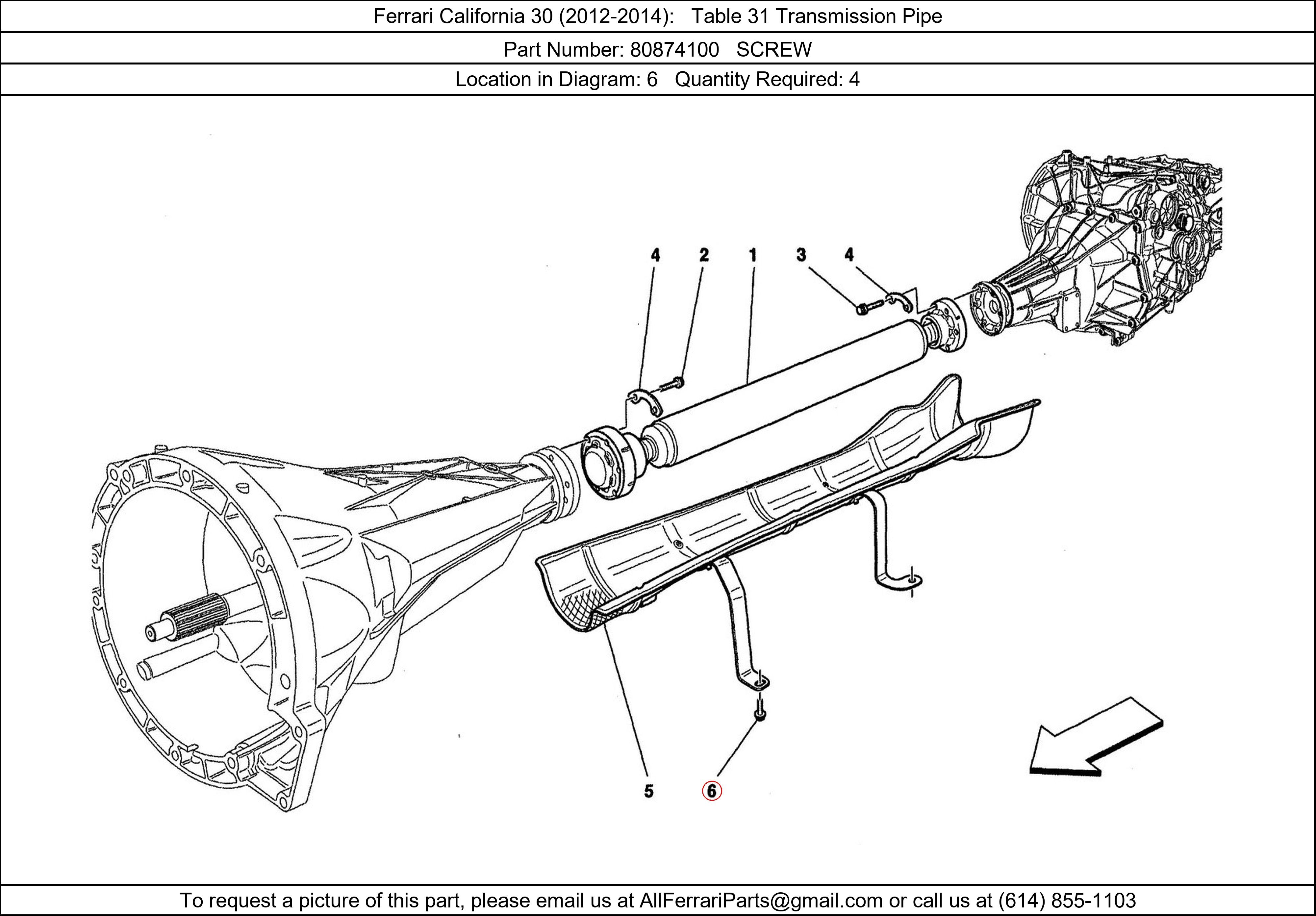 Ferrari Part 80874100