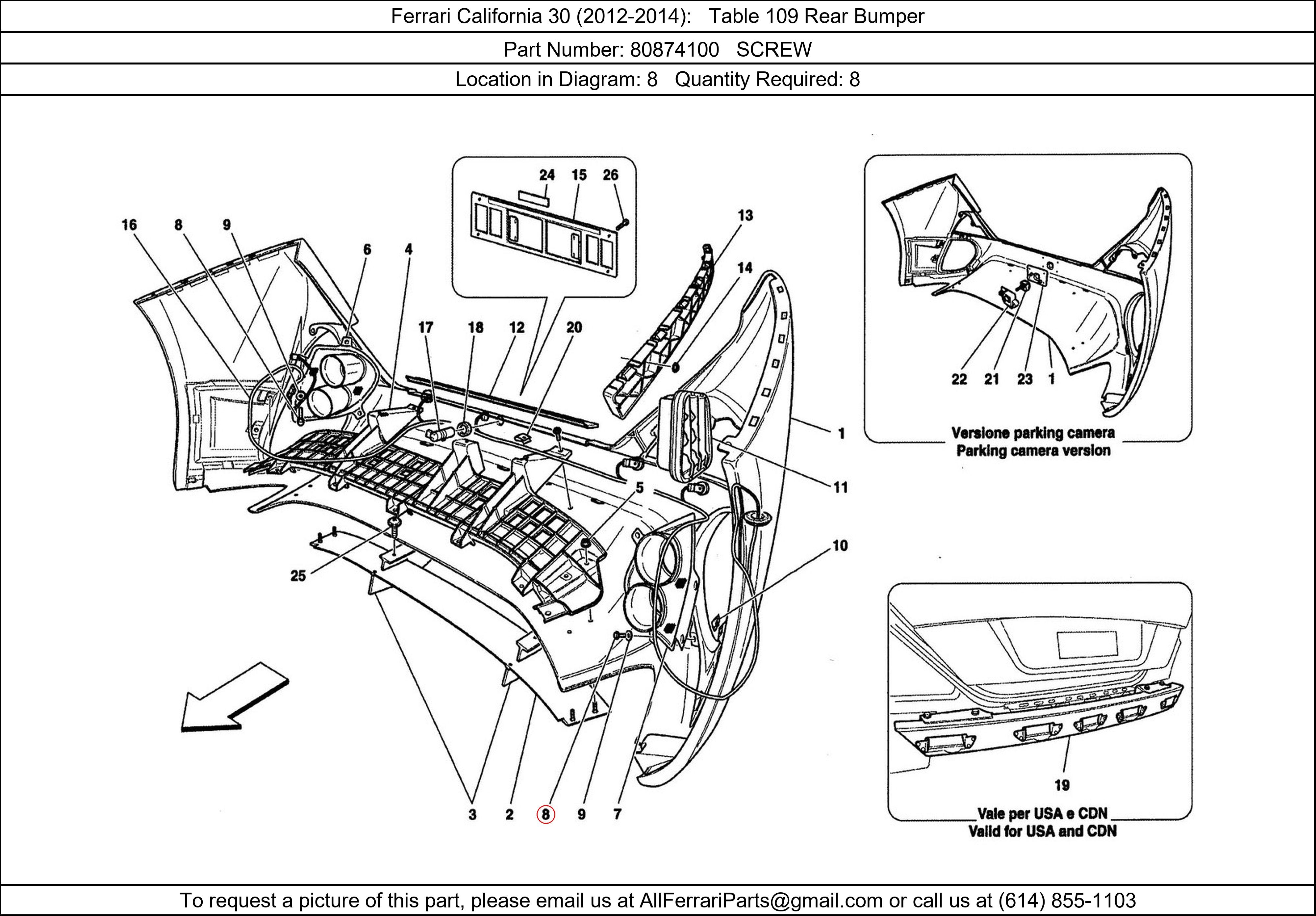 Ferrari Part 80874100