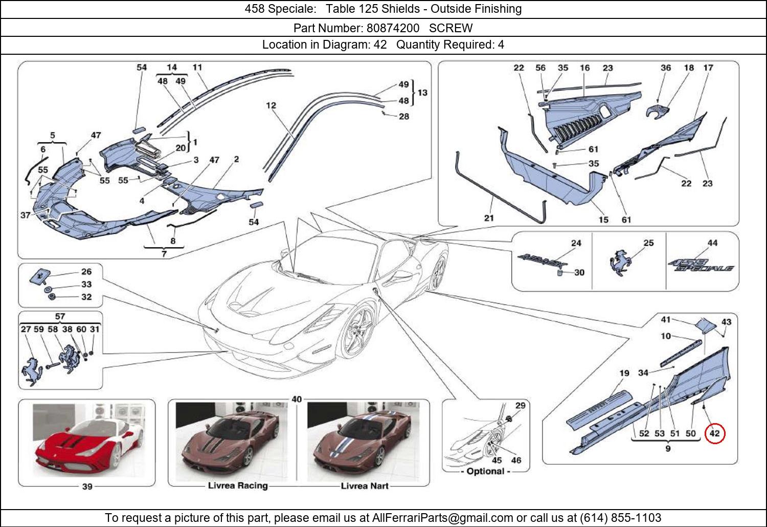 Ferrari Part 80874200