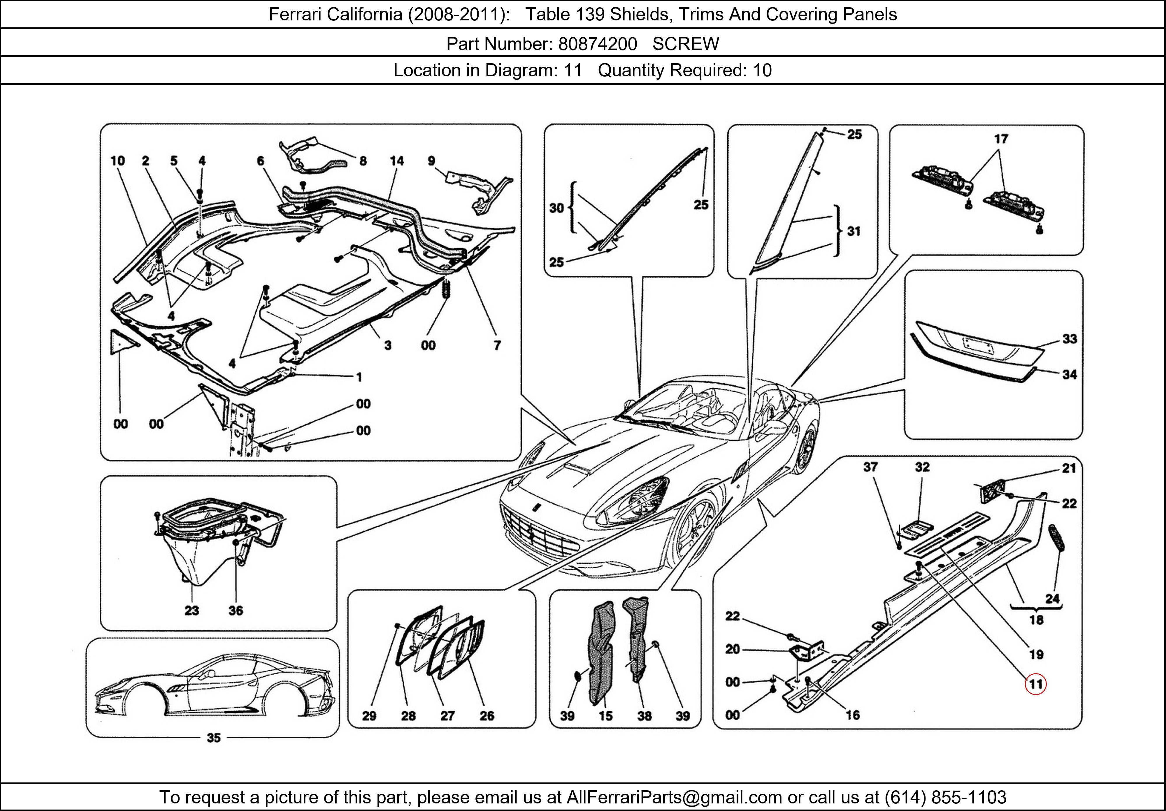 Ferrari Part 80874200