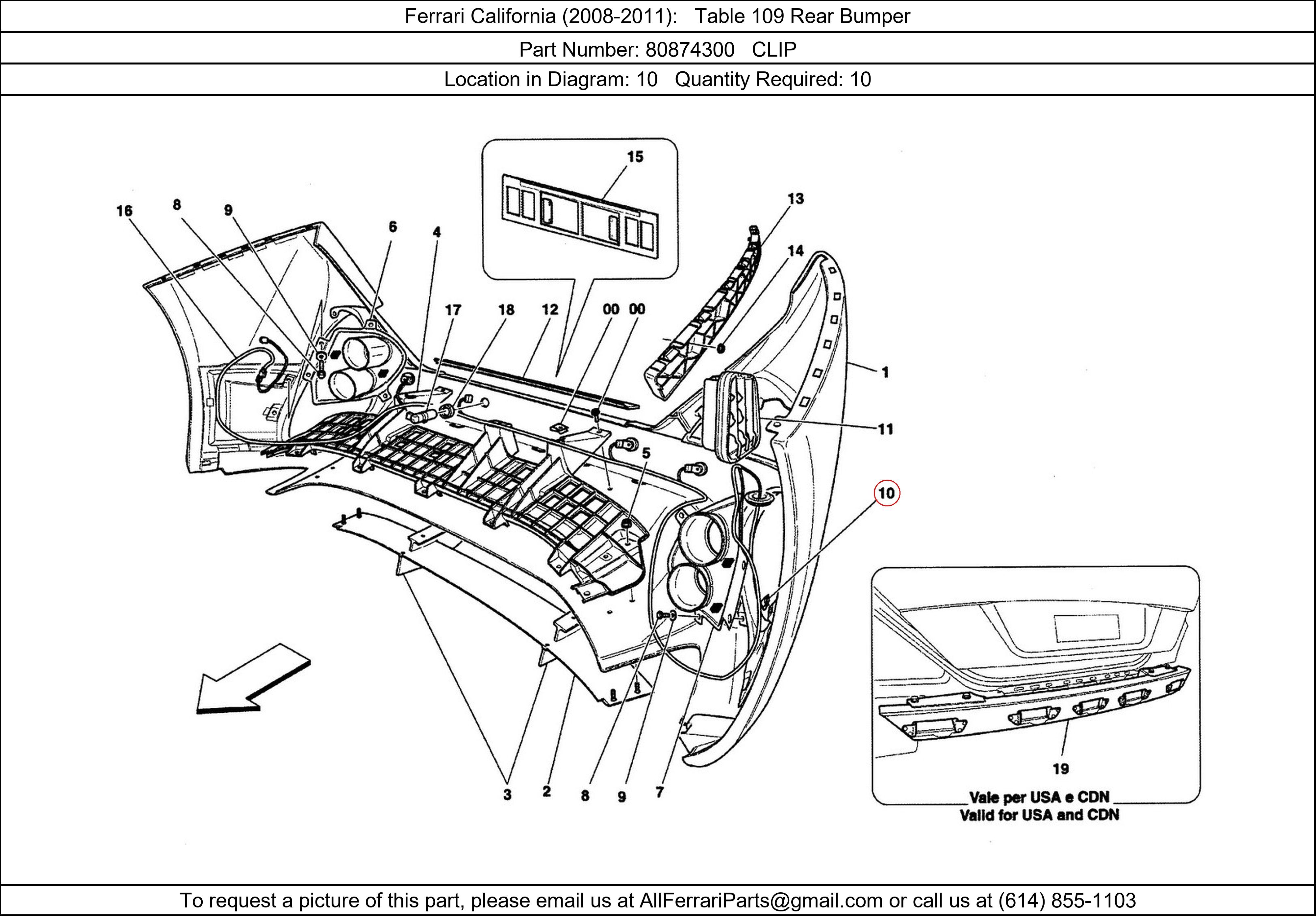 Ferrari Part 80874300