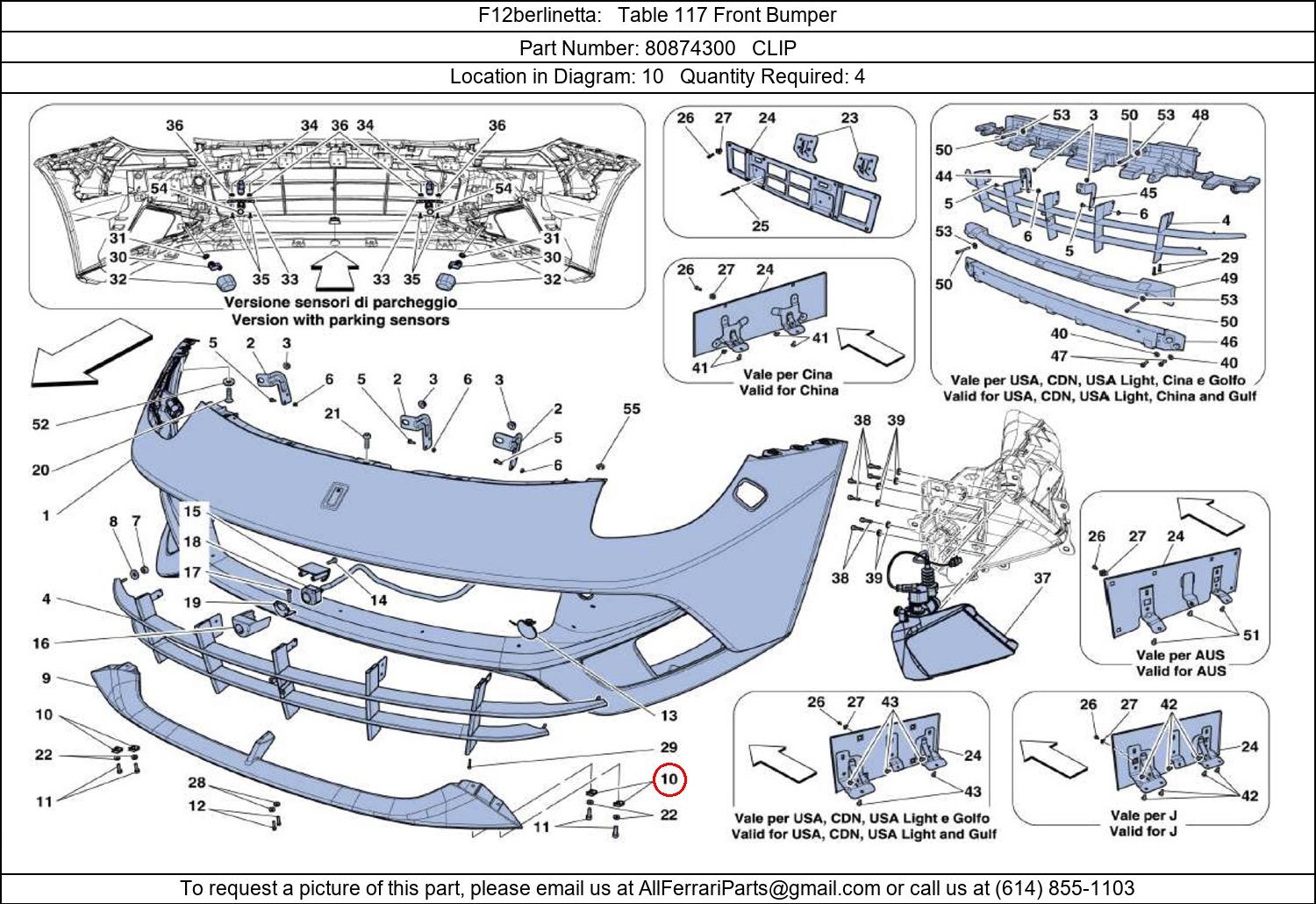 Ferrari Part 80874300