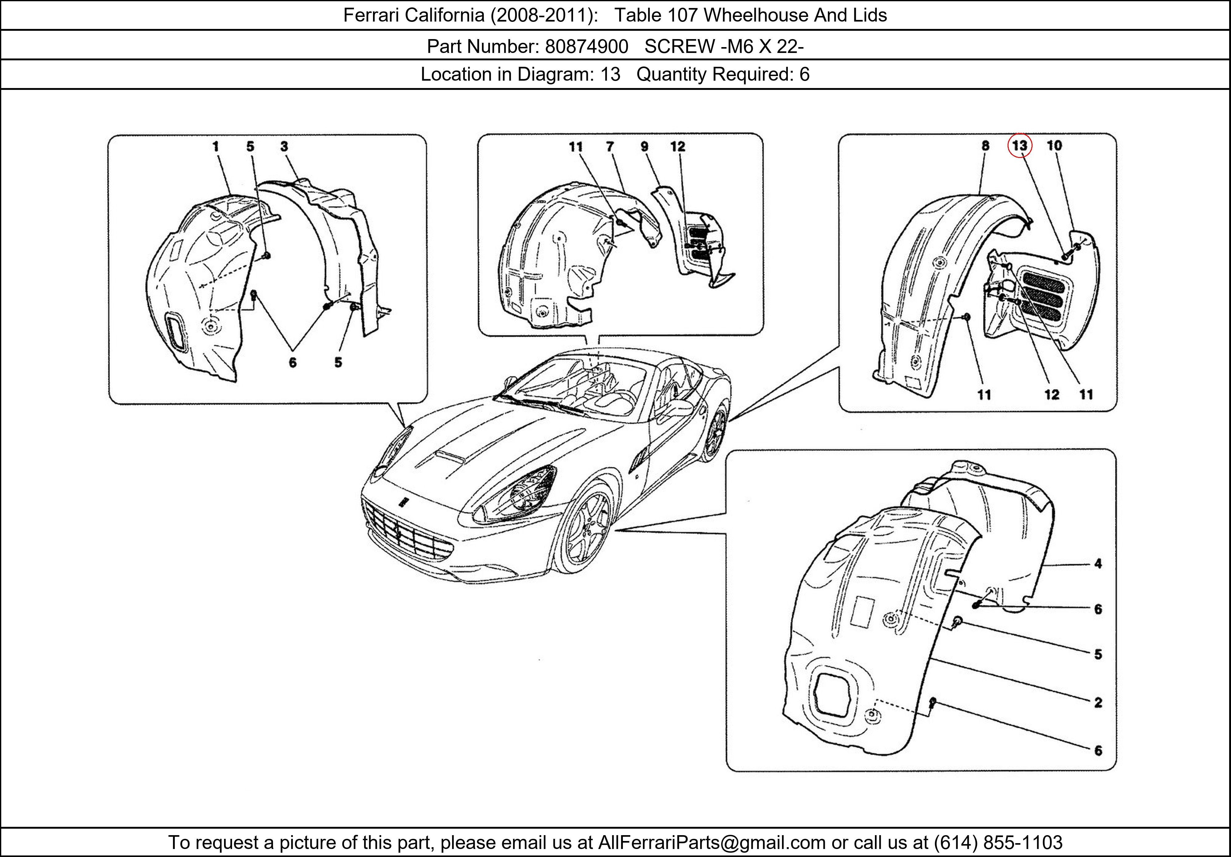 Ferrari Part 80874900