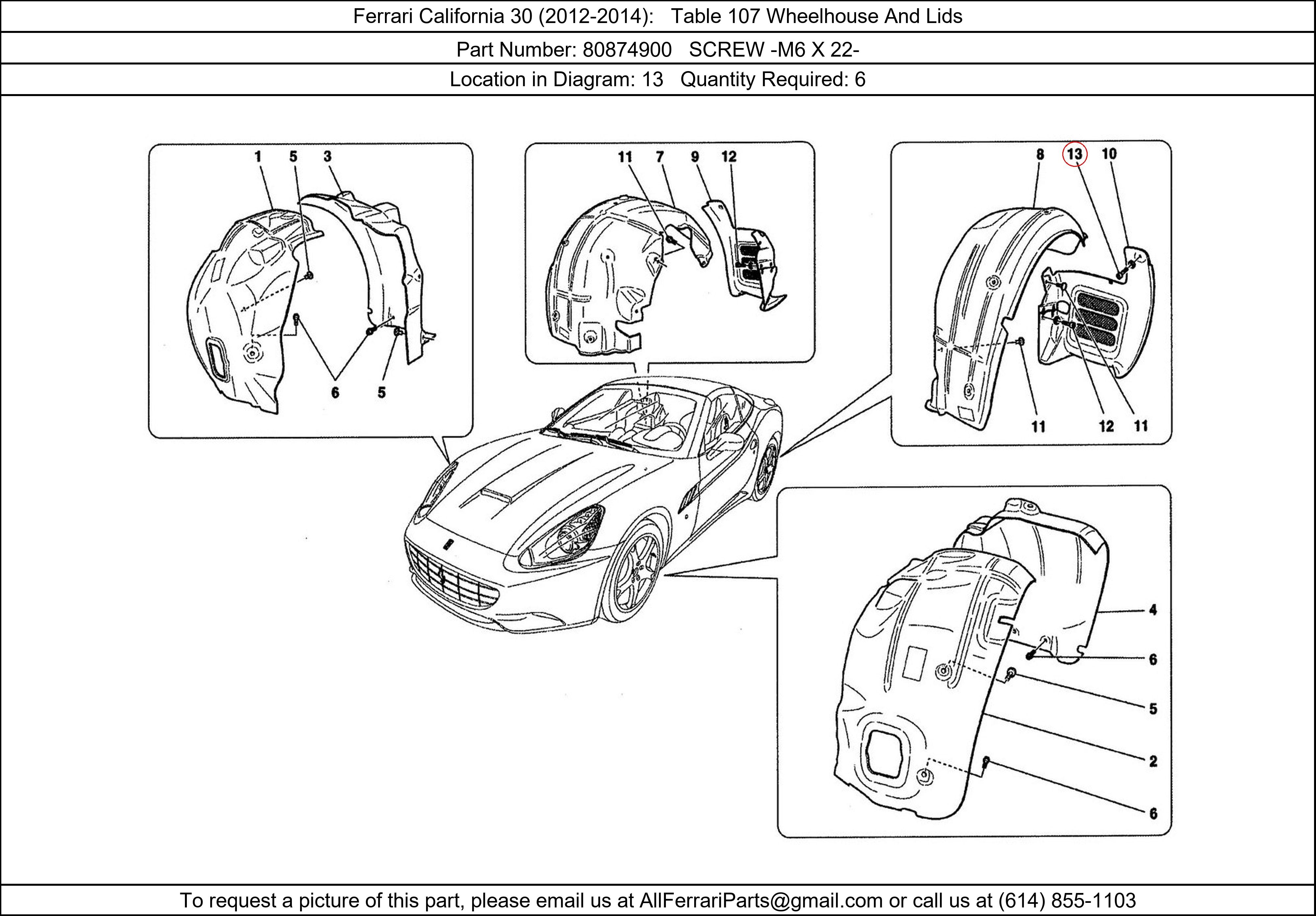 Ferrari Part 80874900