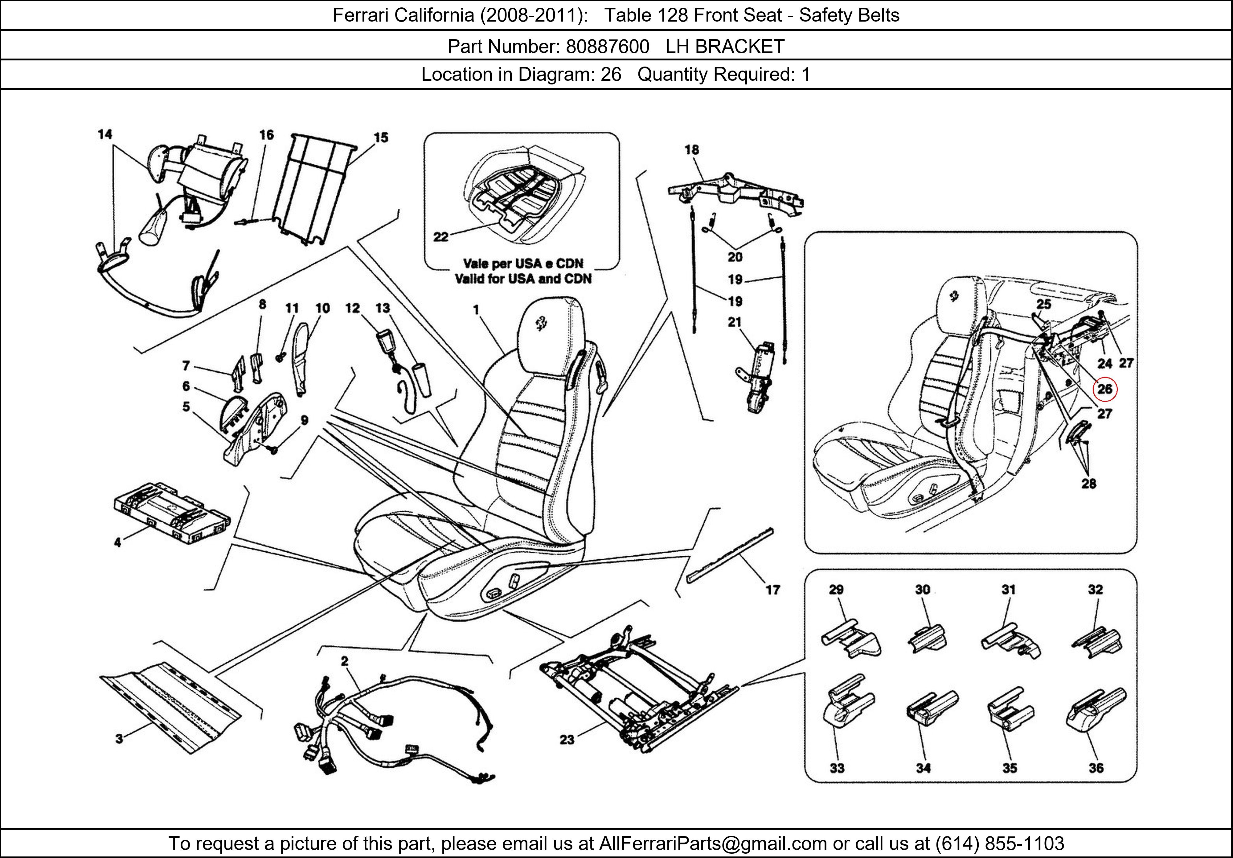 Ferrari Part 80887600