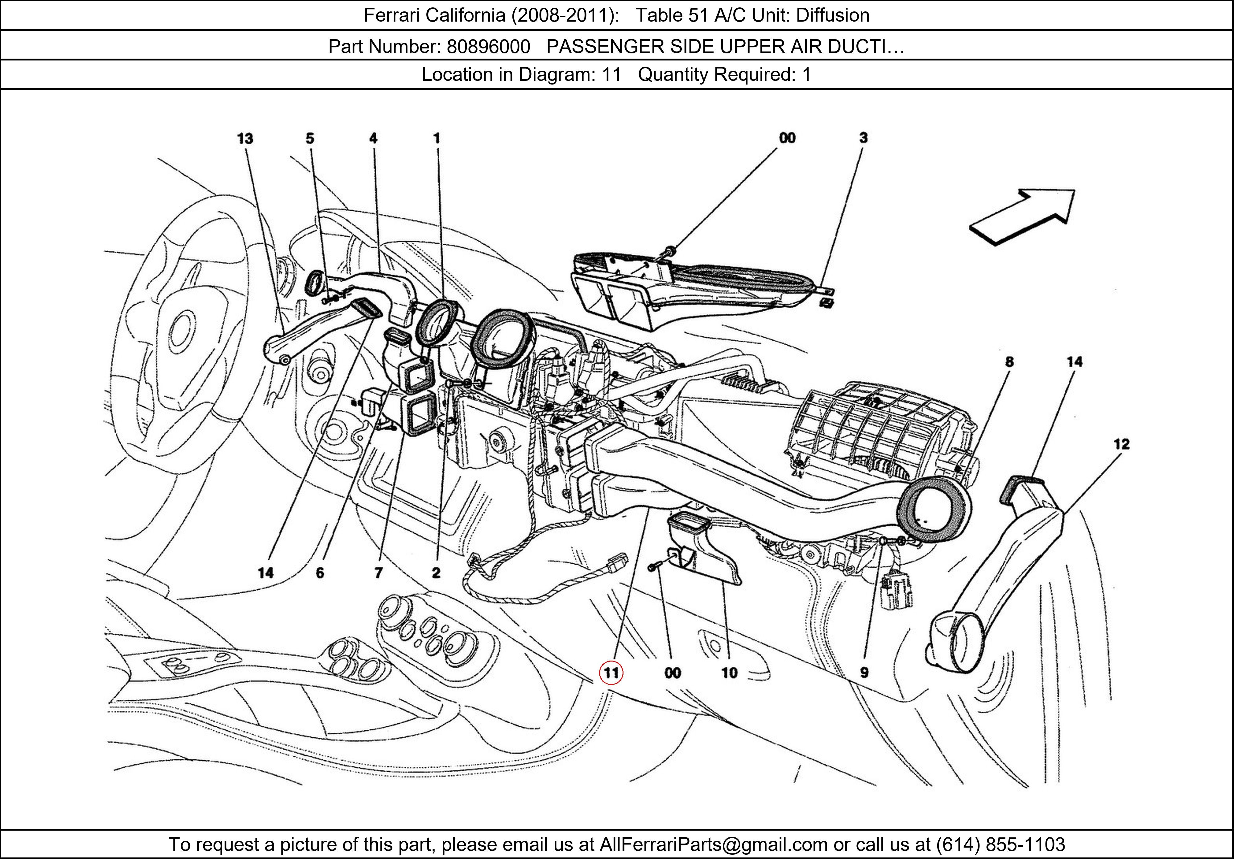 Ferrari Part 80896000