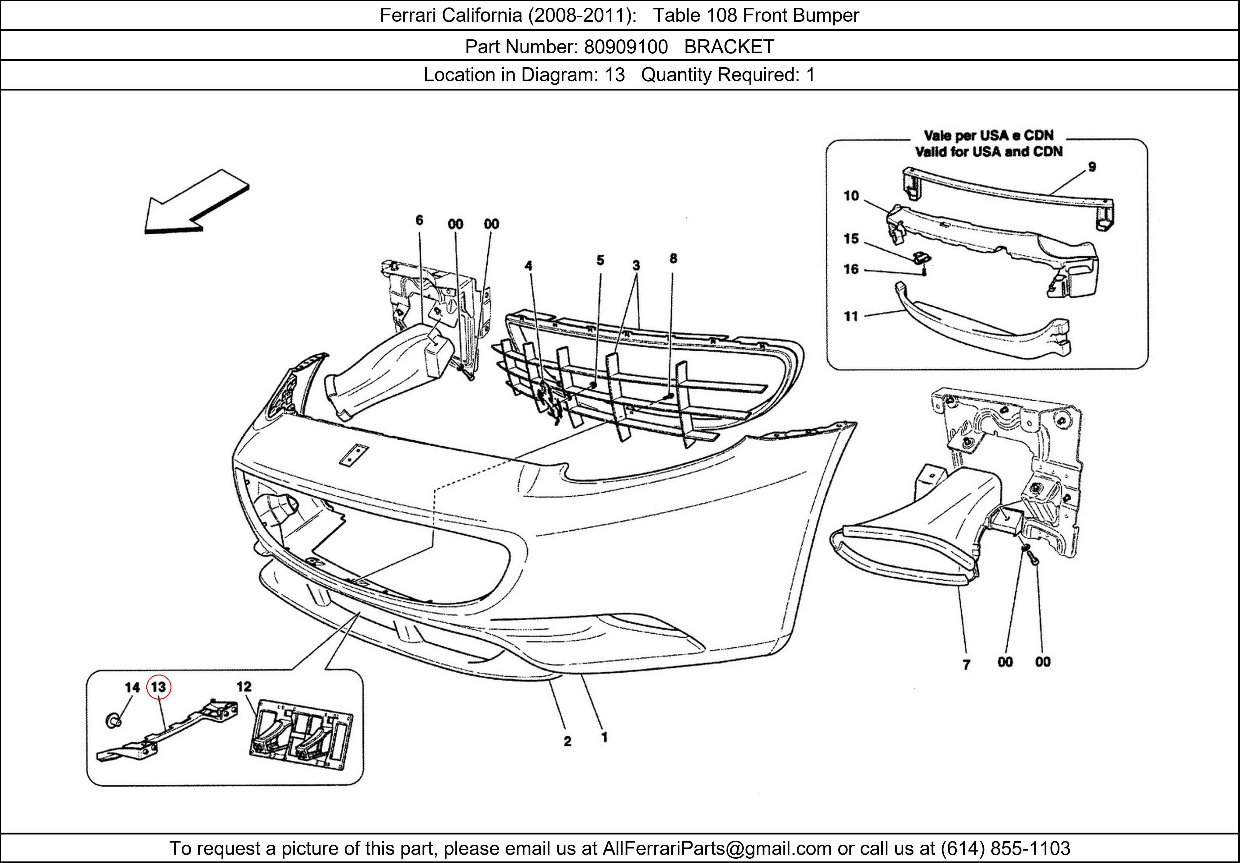 Ferrari Part 80909100