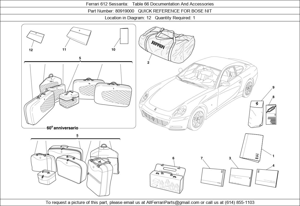 Ferrari Part 80919000