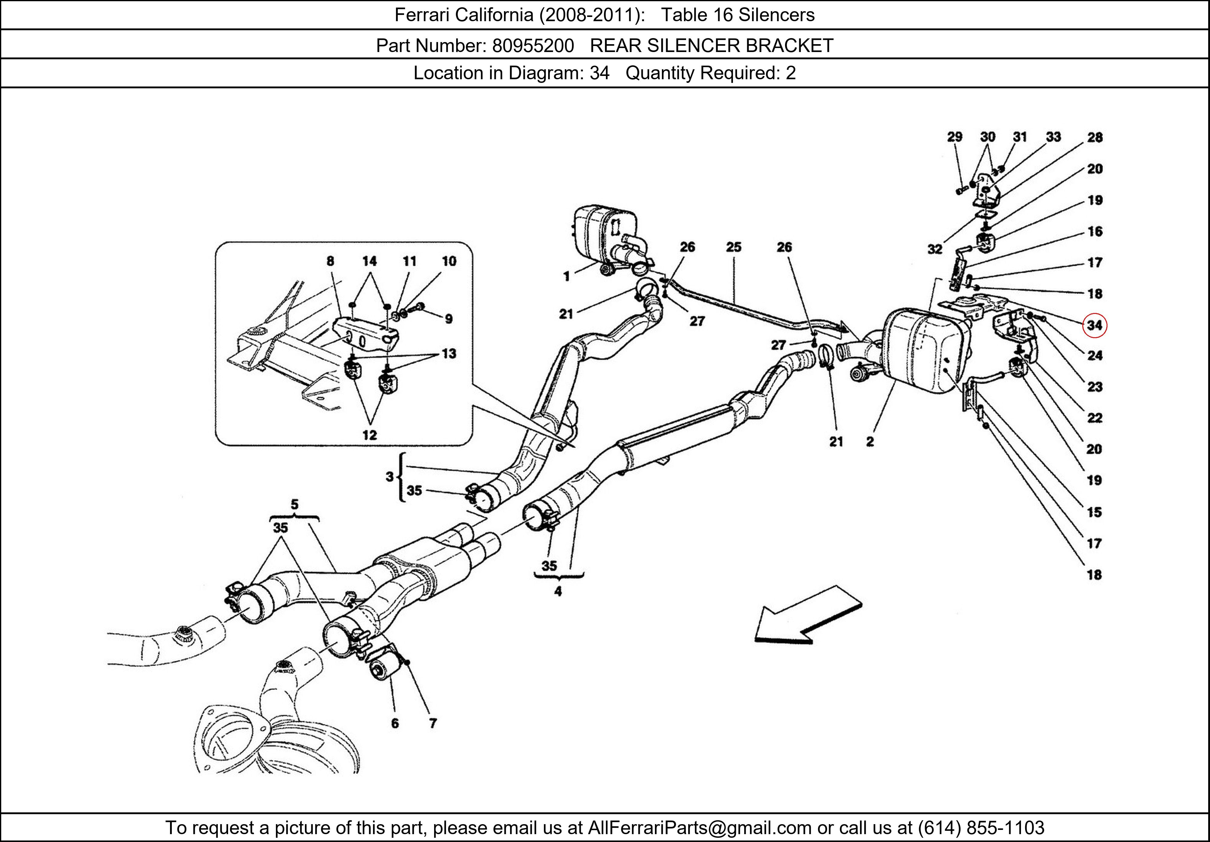 Ferrari Part 80955200