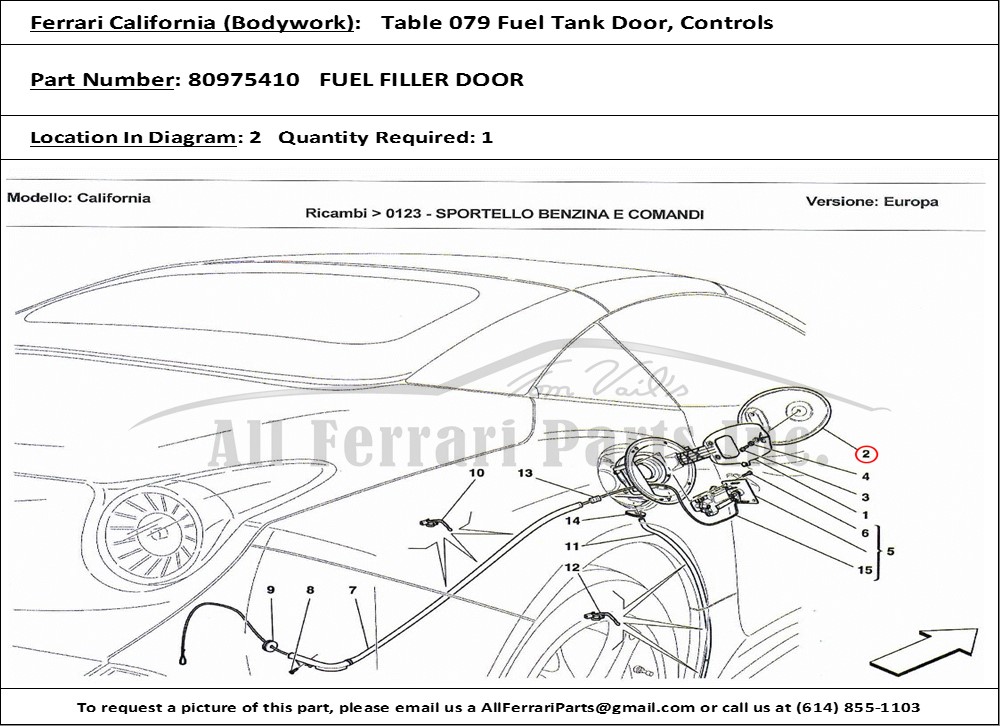 Ferrari Part 80975410