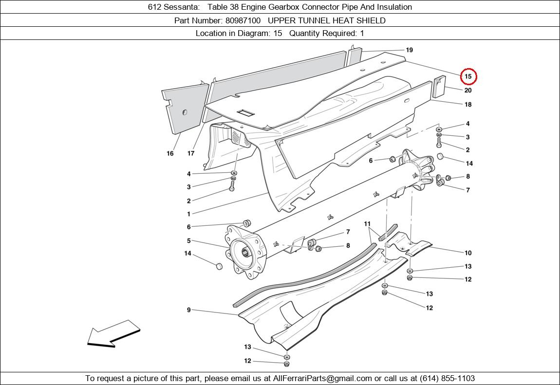 Ferrari Part 80987100
