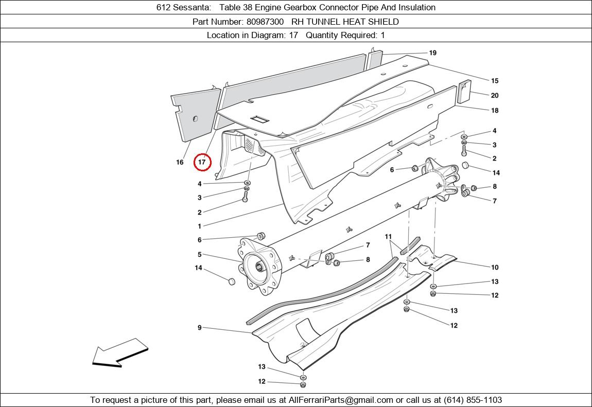 Ferrari Part 80987300
