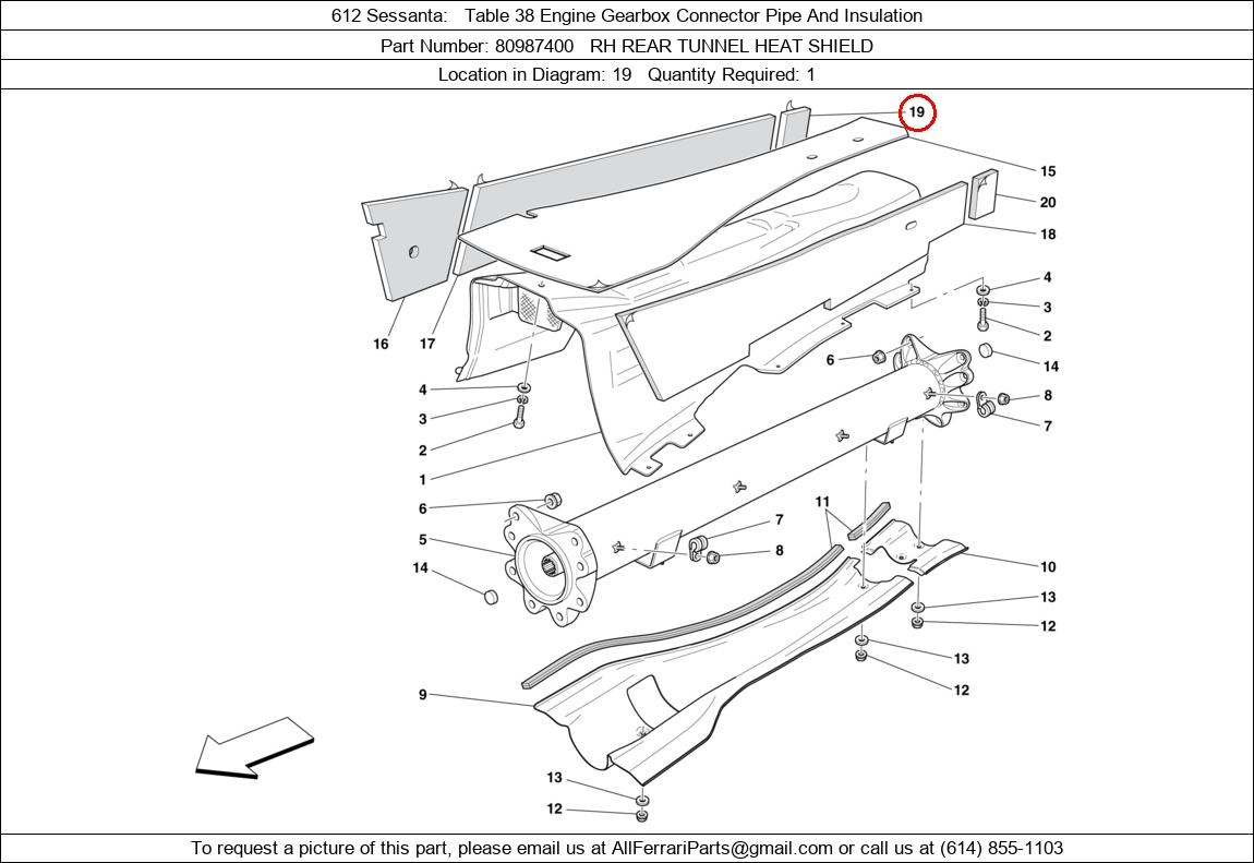 Ferrari Part 80987400