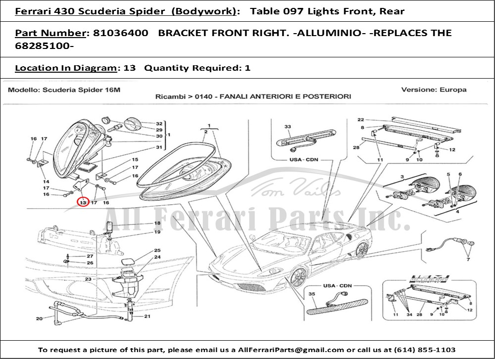 Ferrari Part 81036400