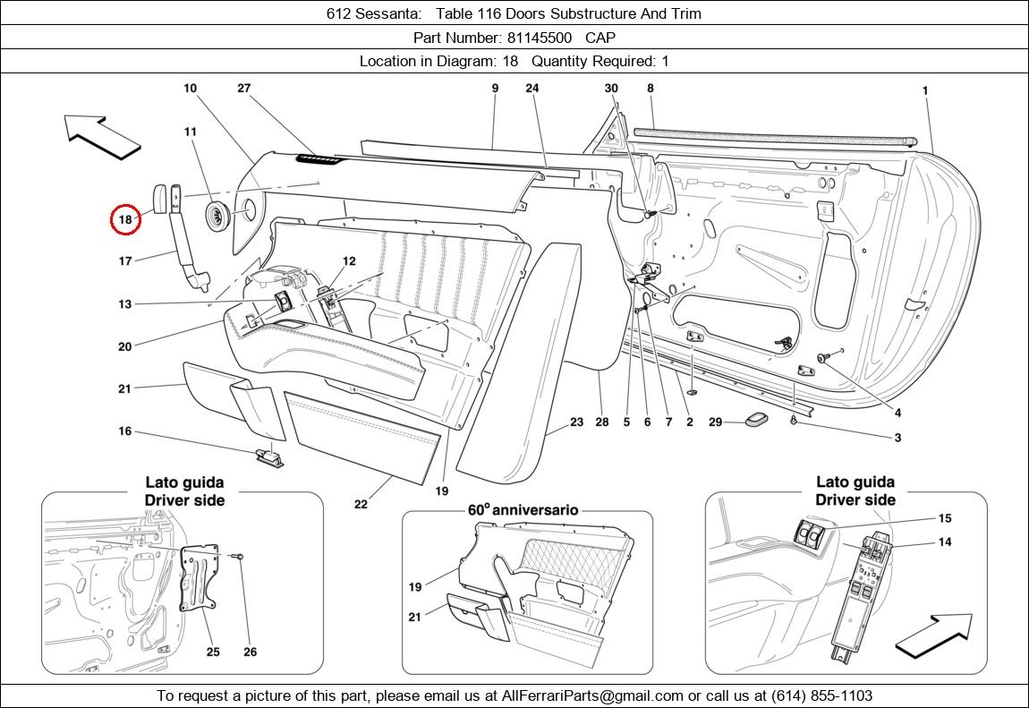Ferrari Part 81145500