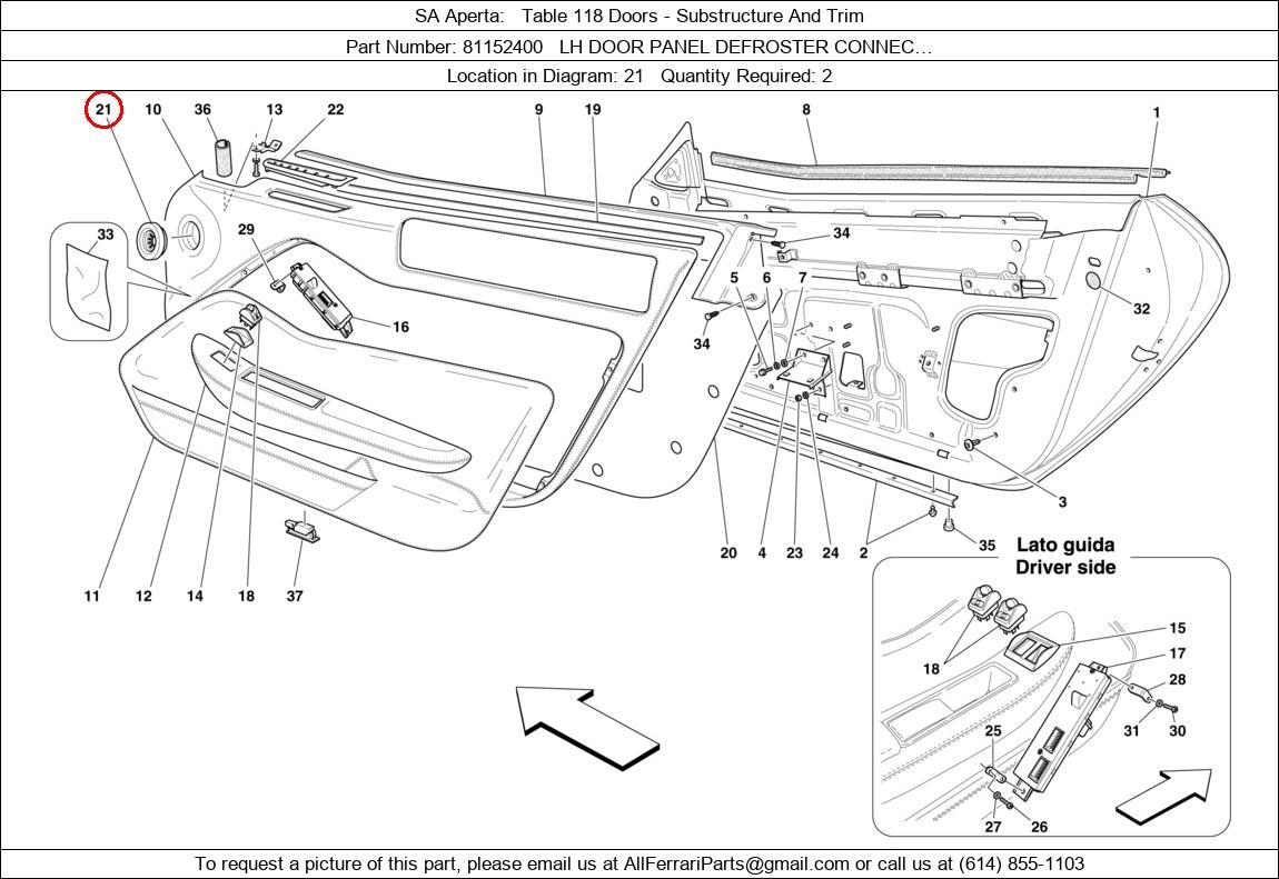 Ferrari Part 81152400