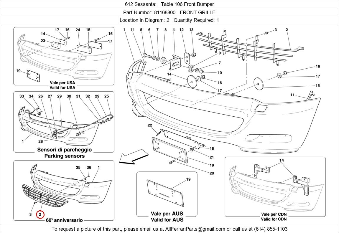 Ferrari Part 81168800